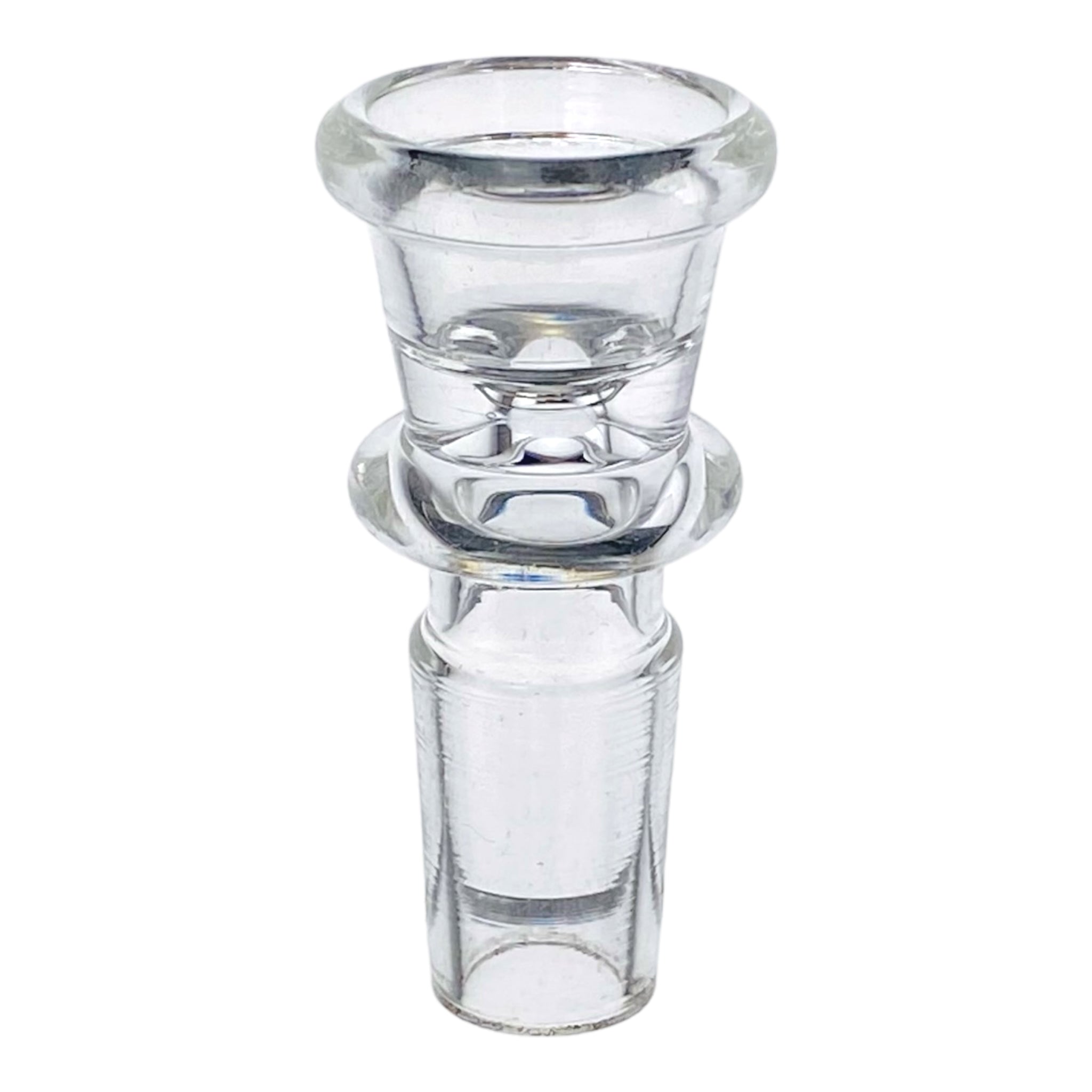 14mm Flower Bowl - Clear Funnel Shape Bong Bowl Piece