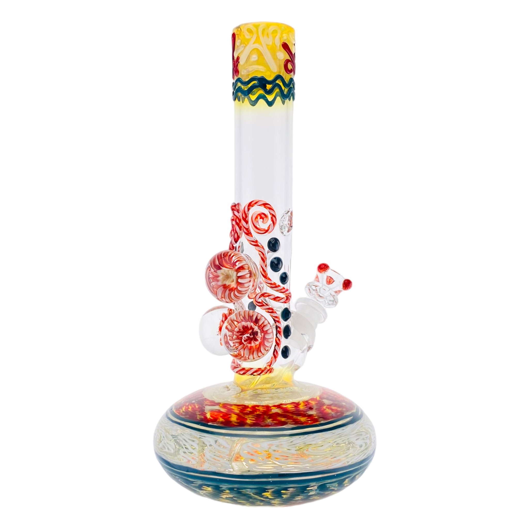 best durable strong american made HVY Glass - Multi Section Bubble Bottom Bong With Marbles