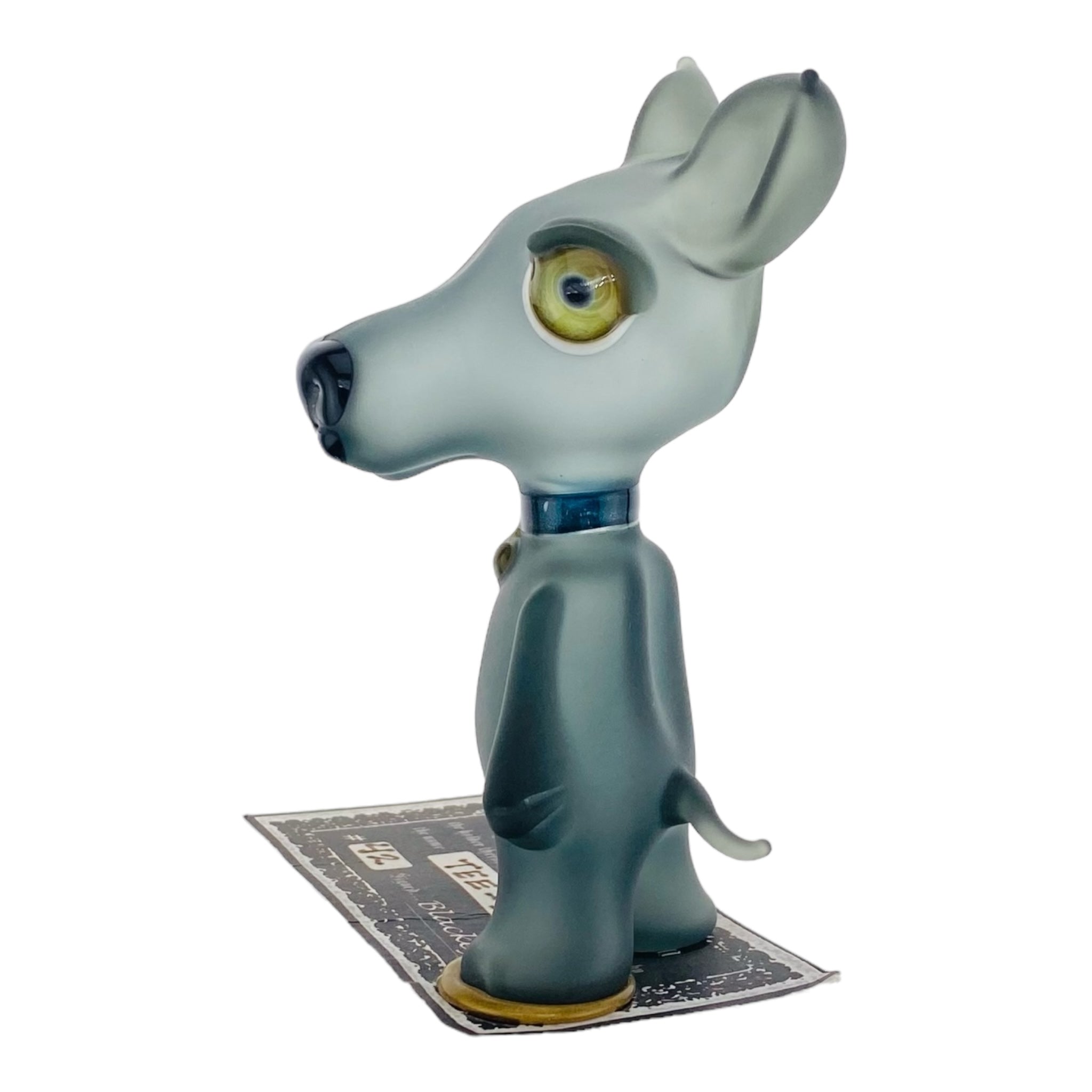 heady glass custom dog shaped glass smoking hand pipe for sale