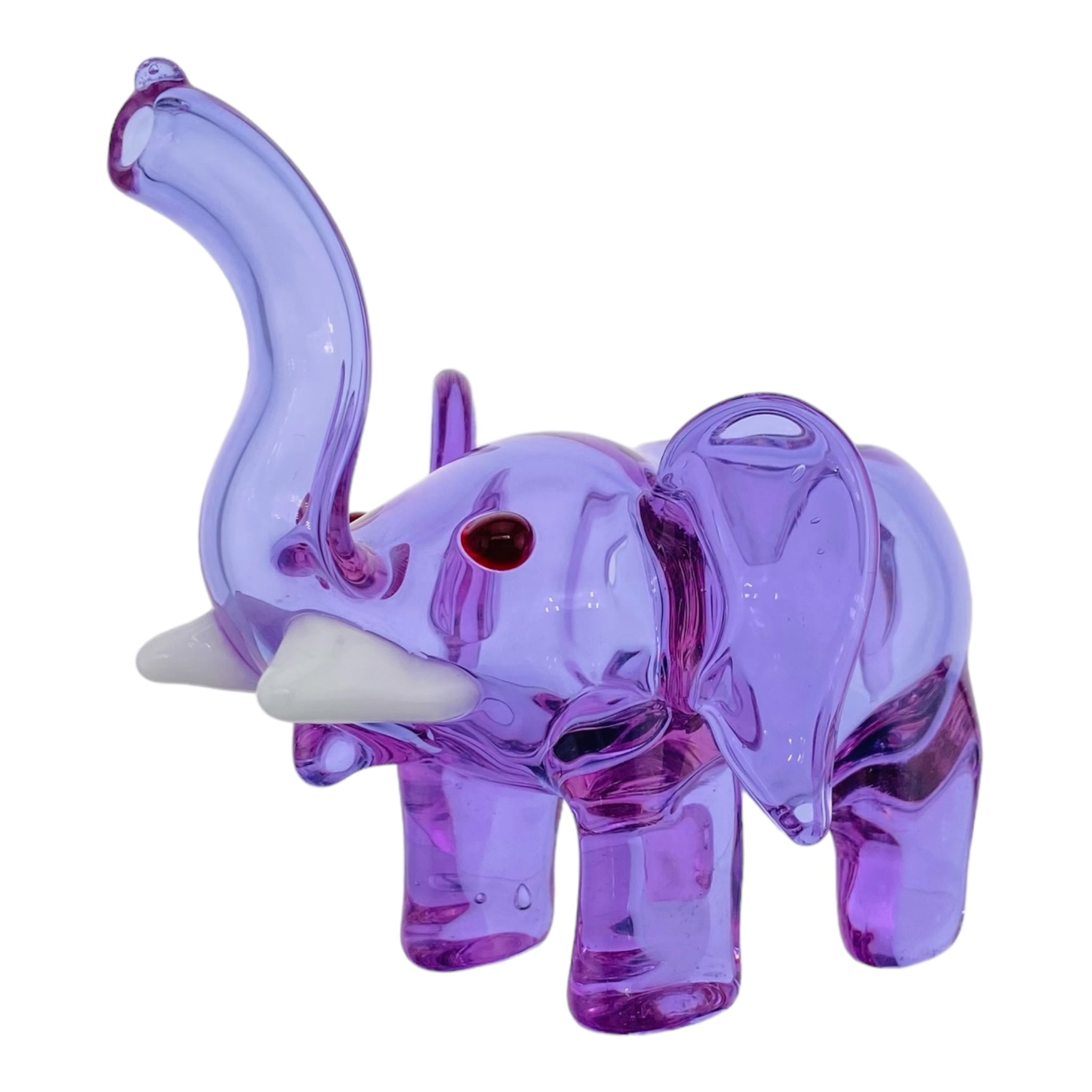 heady glass cute and girly Purple Elephant Glass Hand Pipe for sale