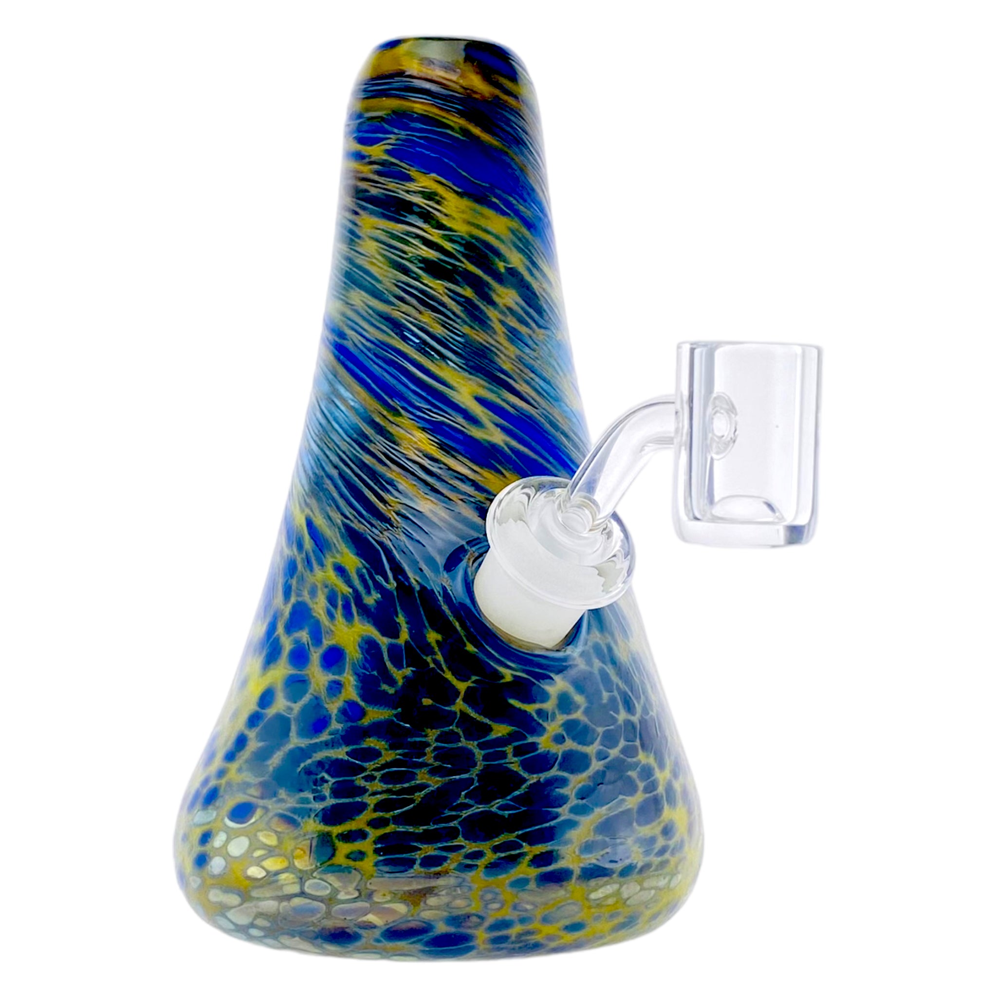 best cute cheap durable portable custom Soft Glass Cone Shape Dab Rig