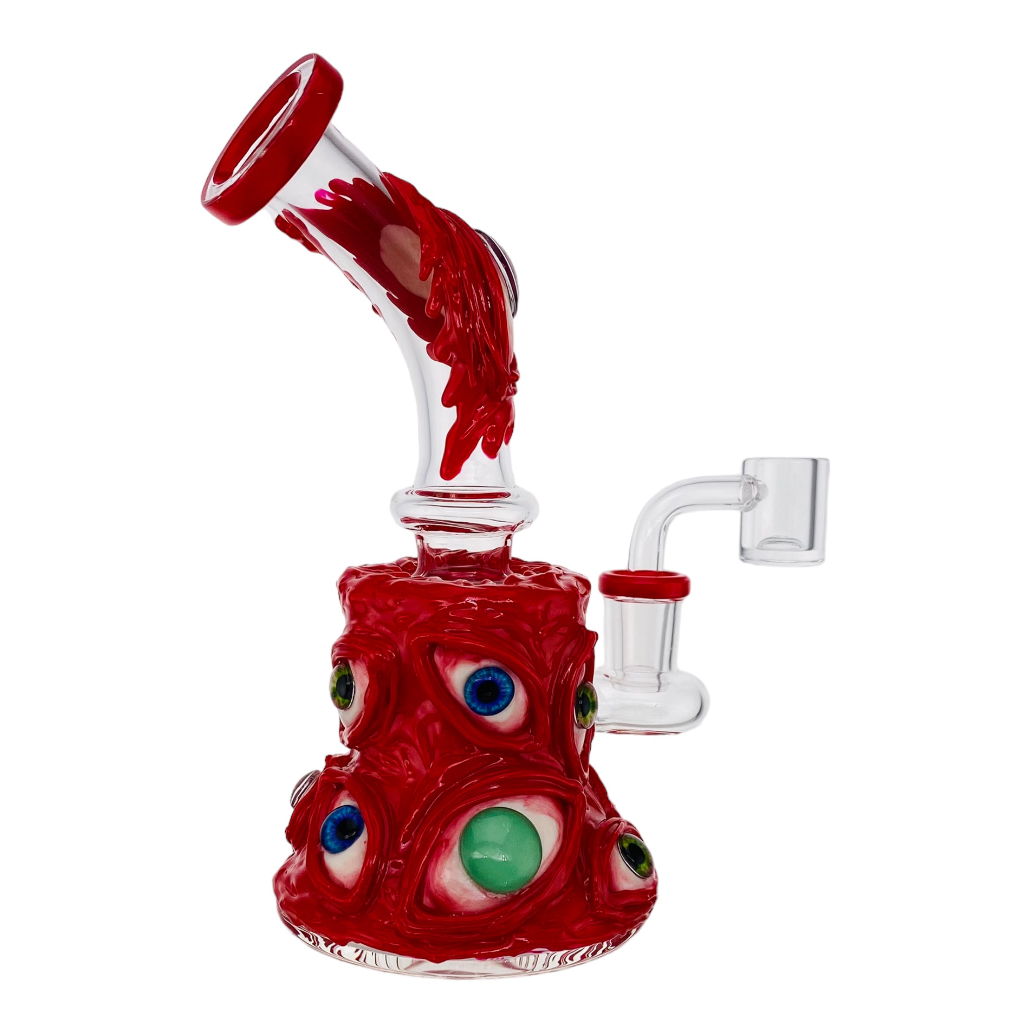 Red creepy creature with Wandering Eye Monster anime Dab Rig