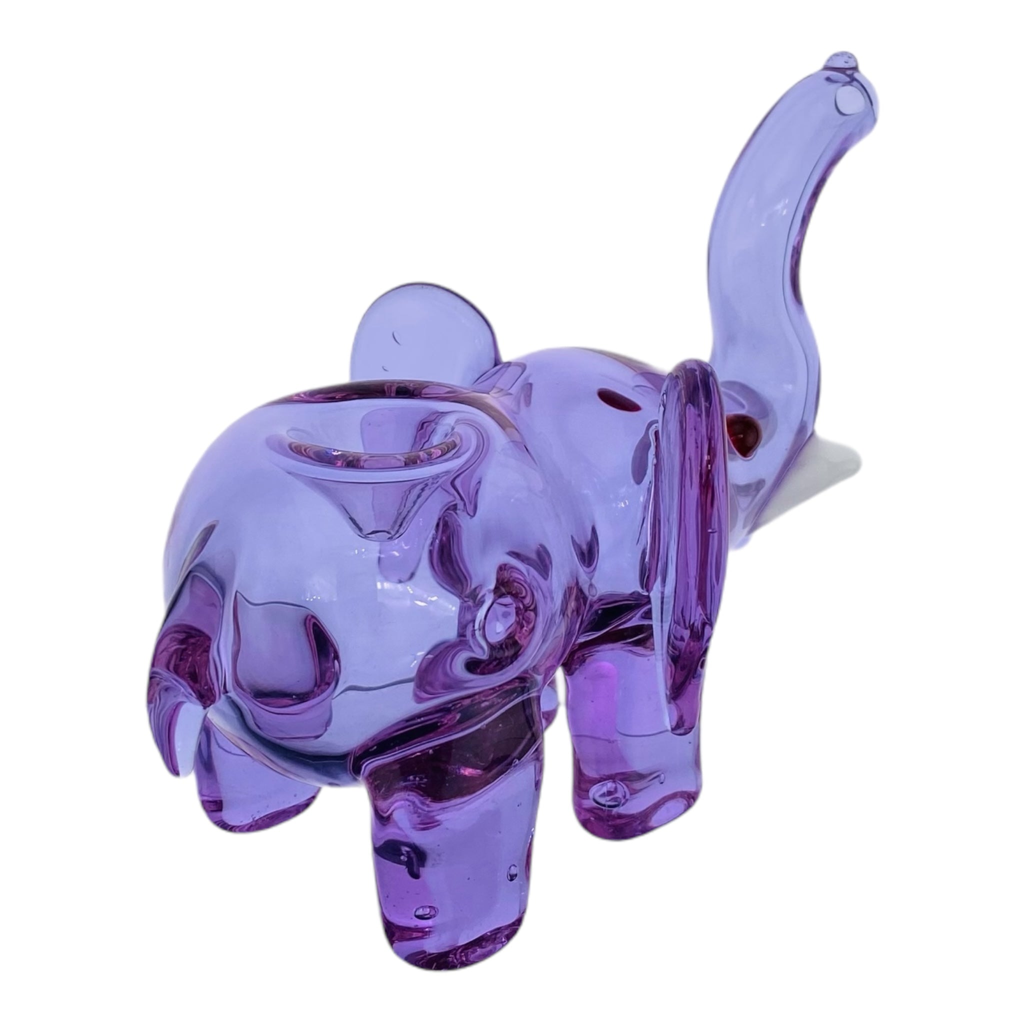 heady glass cute and girly Purple Elephant Glass Hand Pipe for sale