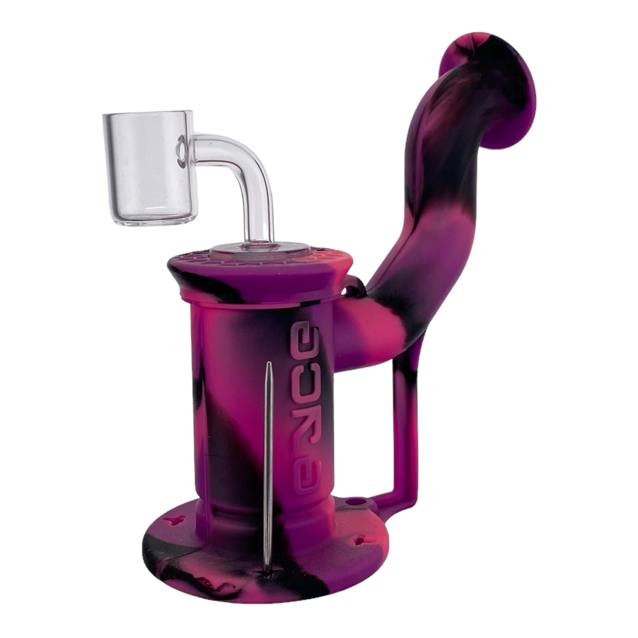 cute girly pick and black silicone dab rig for sale