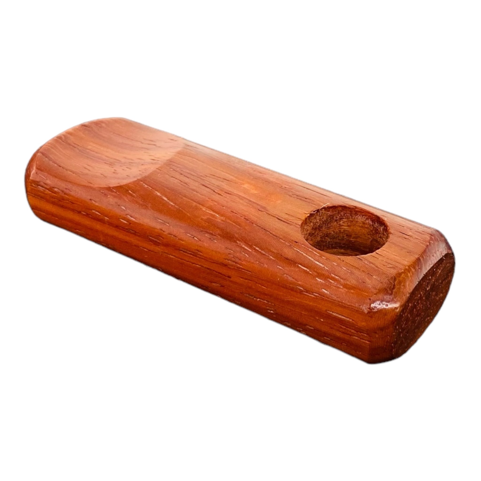 Wood Hand Pipe - Two Basic Small Rectangle Wood Pipes