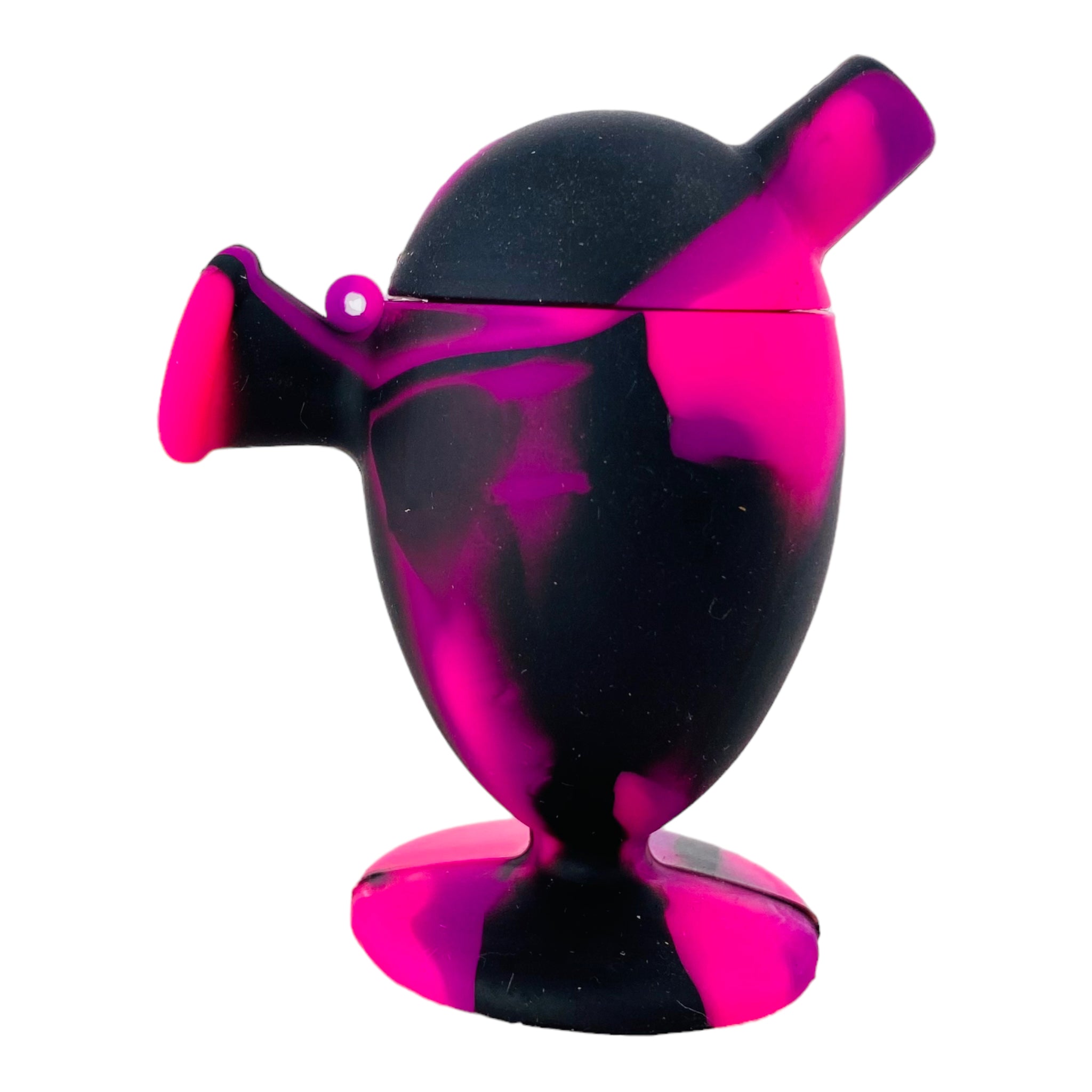 Pink And Black Silicone Joint Or Blunt Bubbler