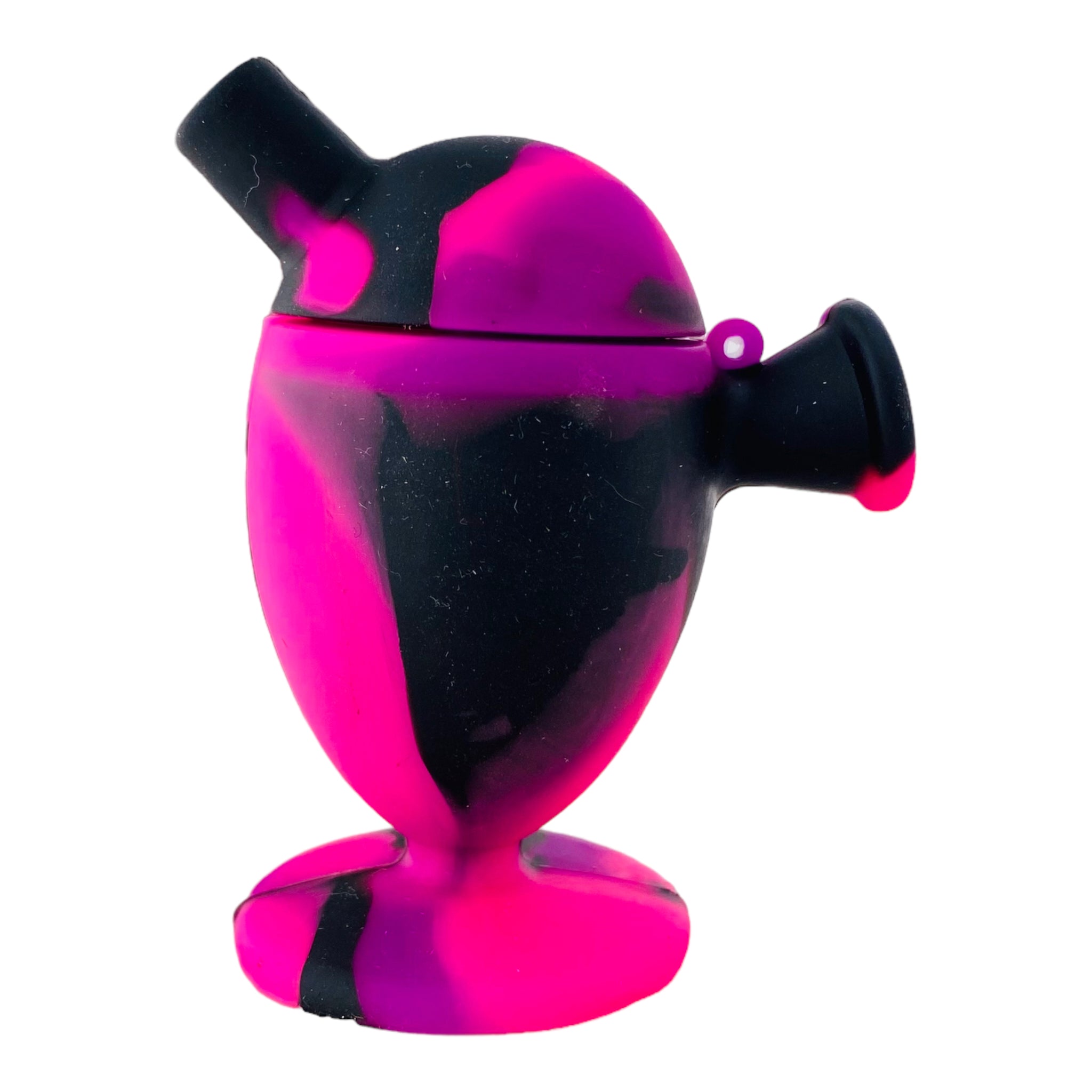 Pink And Black Silicone Joint Or Blunt Bubbler