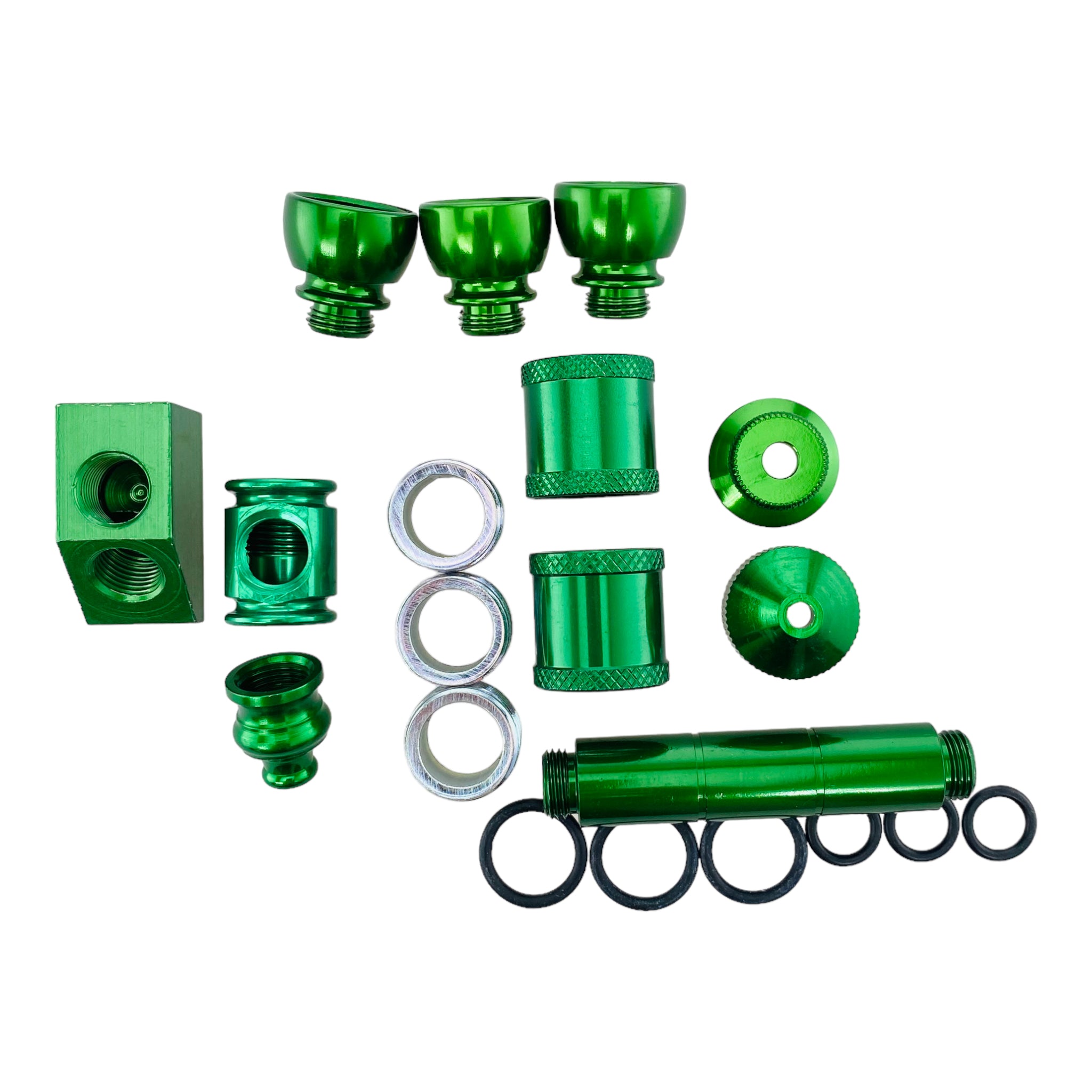 Aluminum Metal Pipe Makers Kit in Green