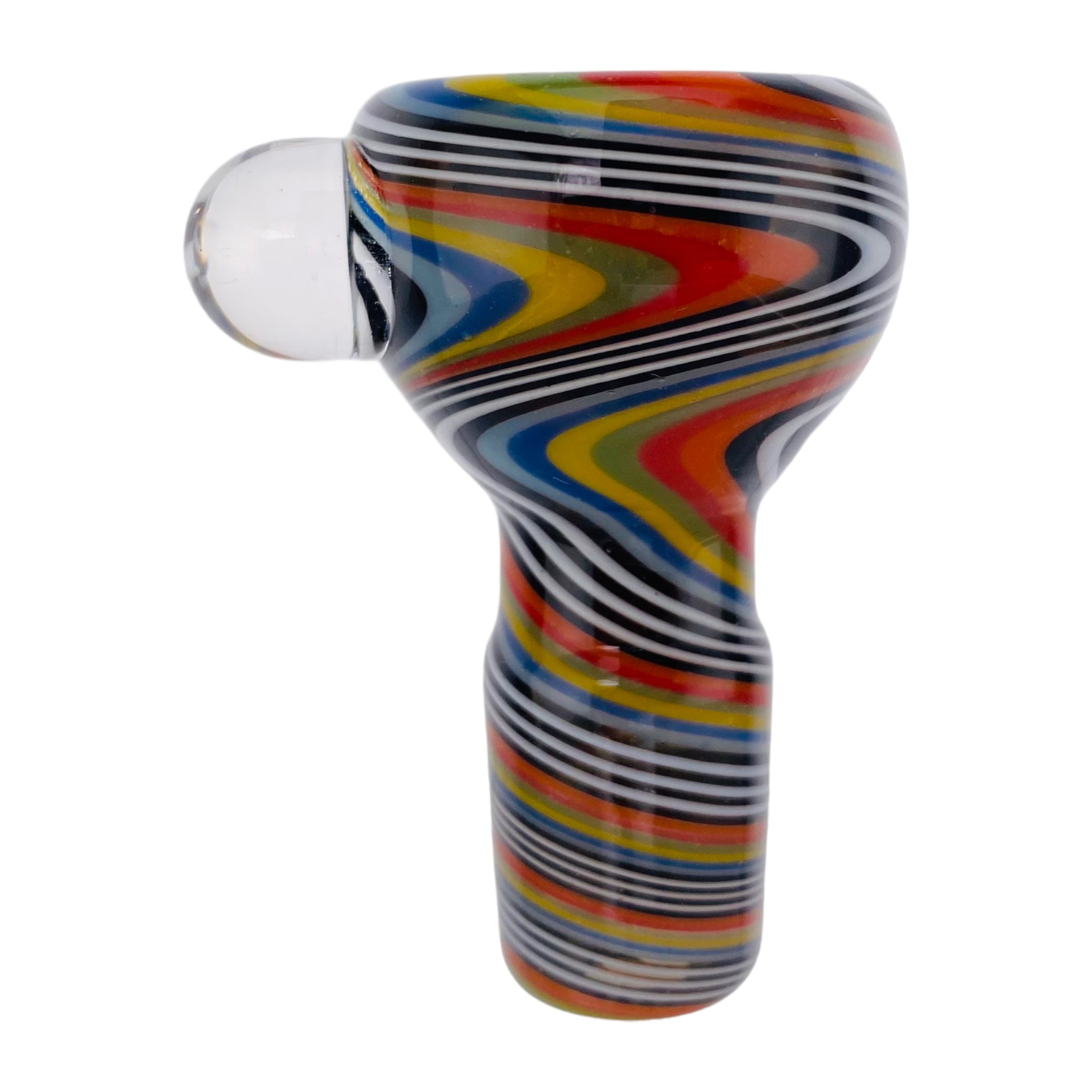 18mm Flower Bowl - Hypnotic Full Color Twist Bong Bowl Piece