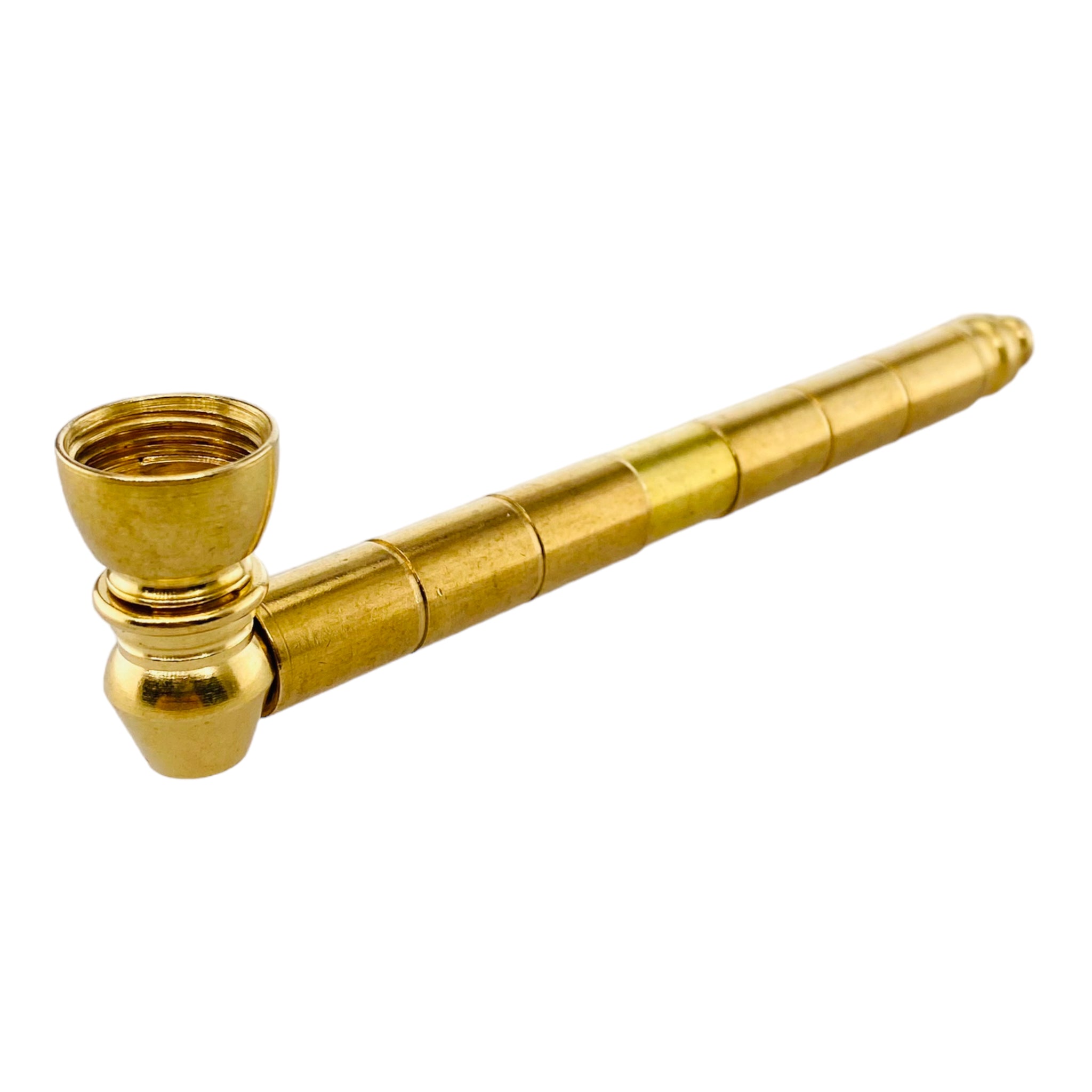 Metal Hand Pipes - Brass Long Stem Aluminum Metal Pipe