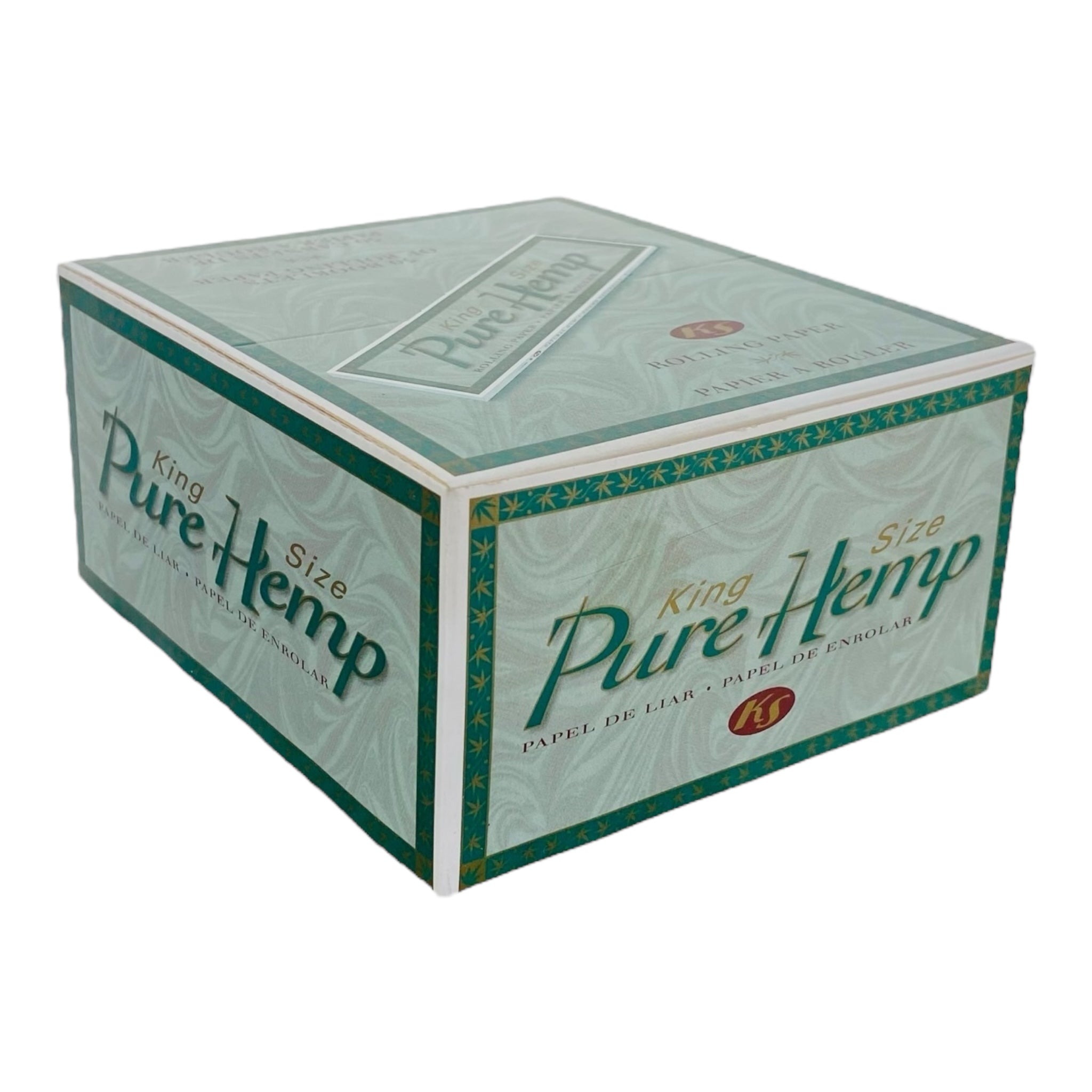 Pure Hemp King Size Rolling Papers BOX - 50 packs -