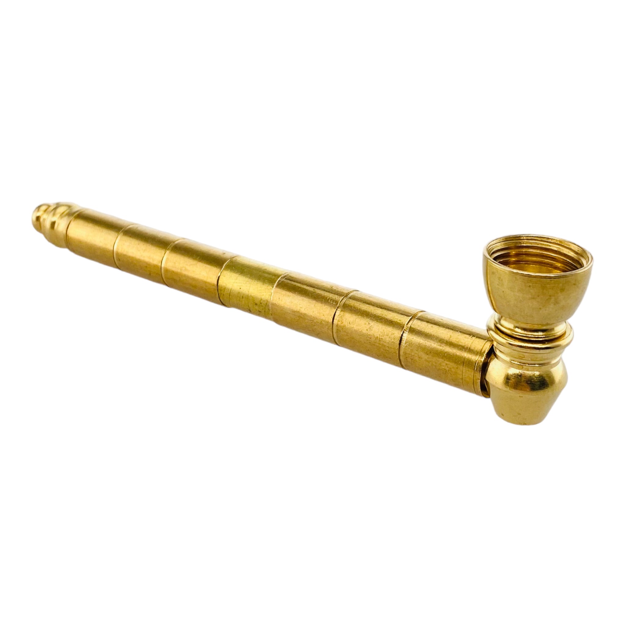 Metal Hand Pipes - Brass Long Stem Aluminum Metal Pipe