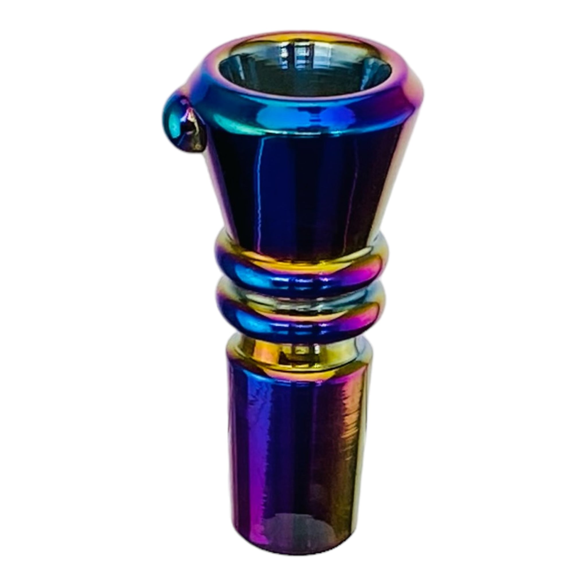 14mm Flower Bowl - Martini Funnel Bong Bowl Piece - Rainbow