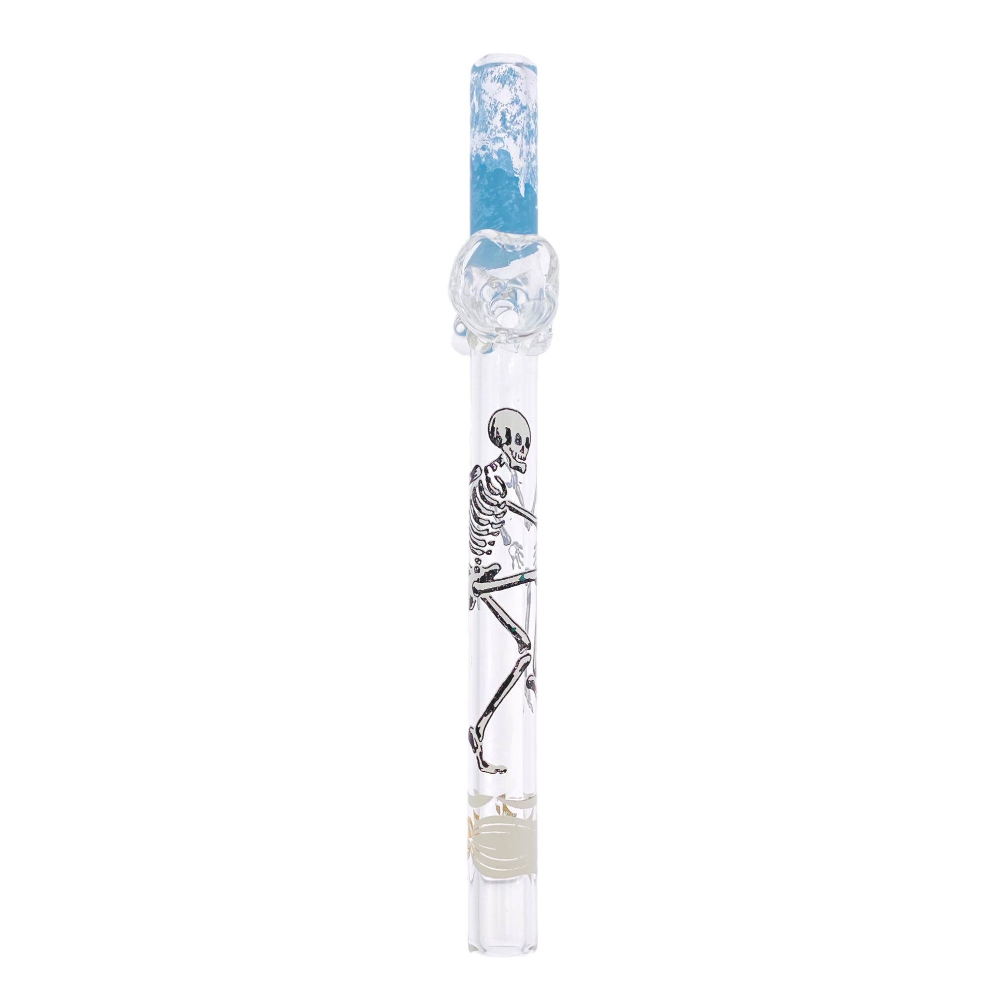 Clear Steamroller With Dancing Skeleton