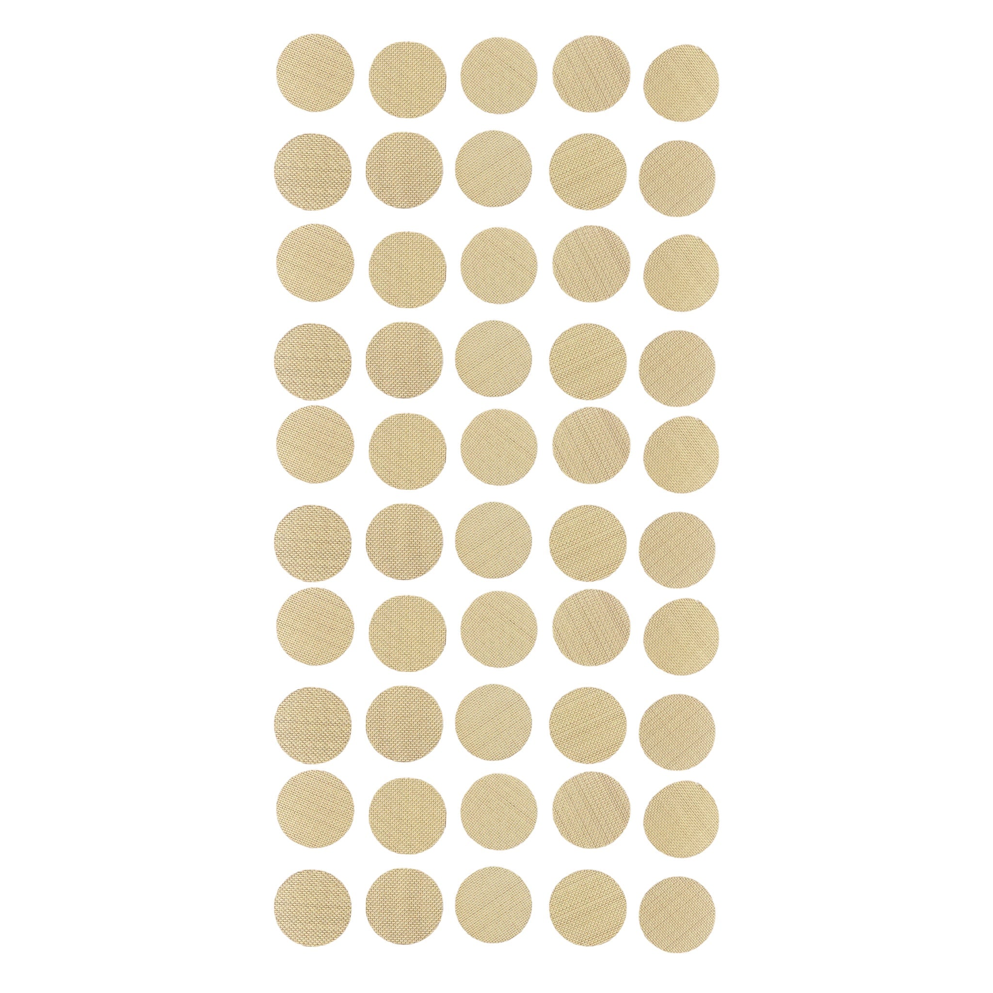 Pipe Screen Filter 50 Pack 0.625 Inch Wide Brass