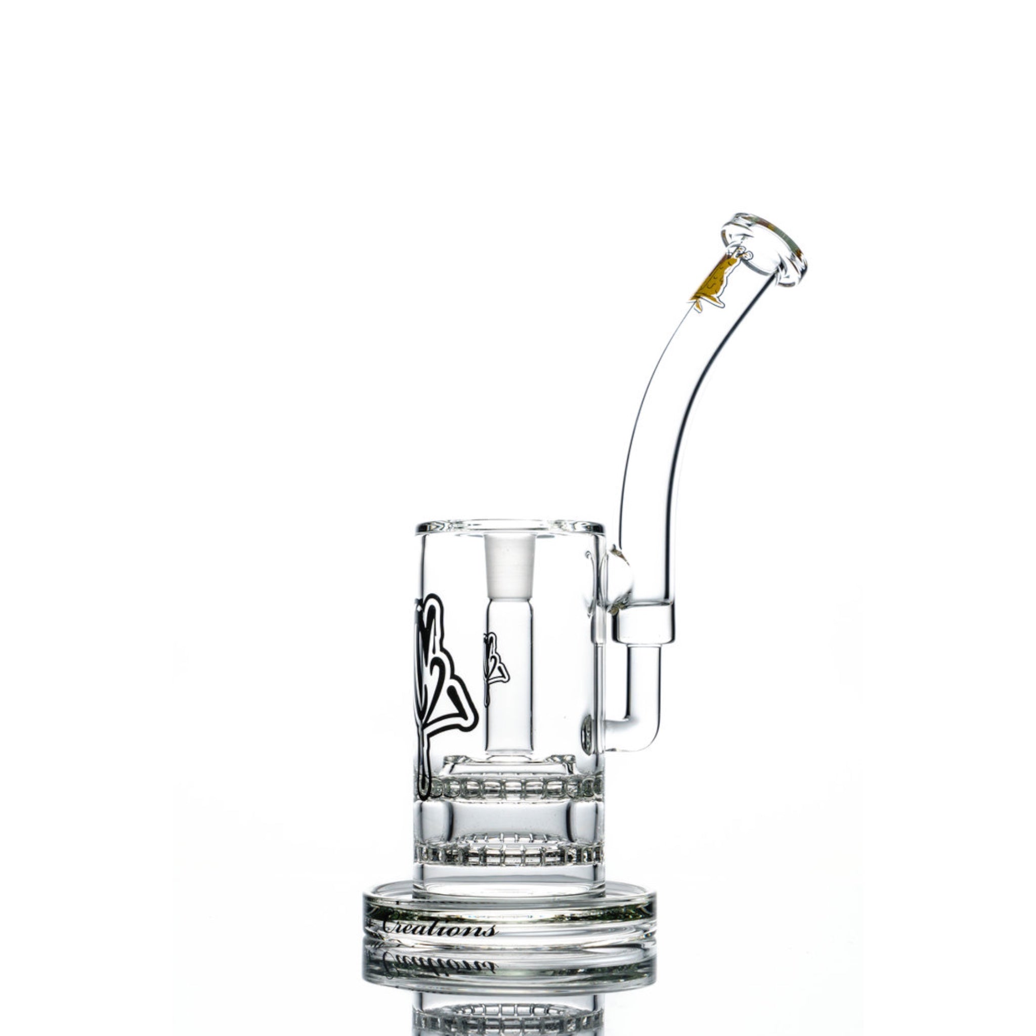 C2 Custom Creations Bubbler Water Pipe BRB-65 Double Ratchet Perc