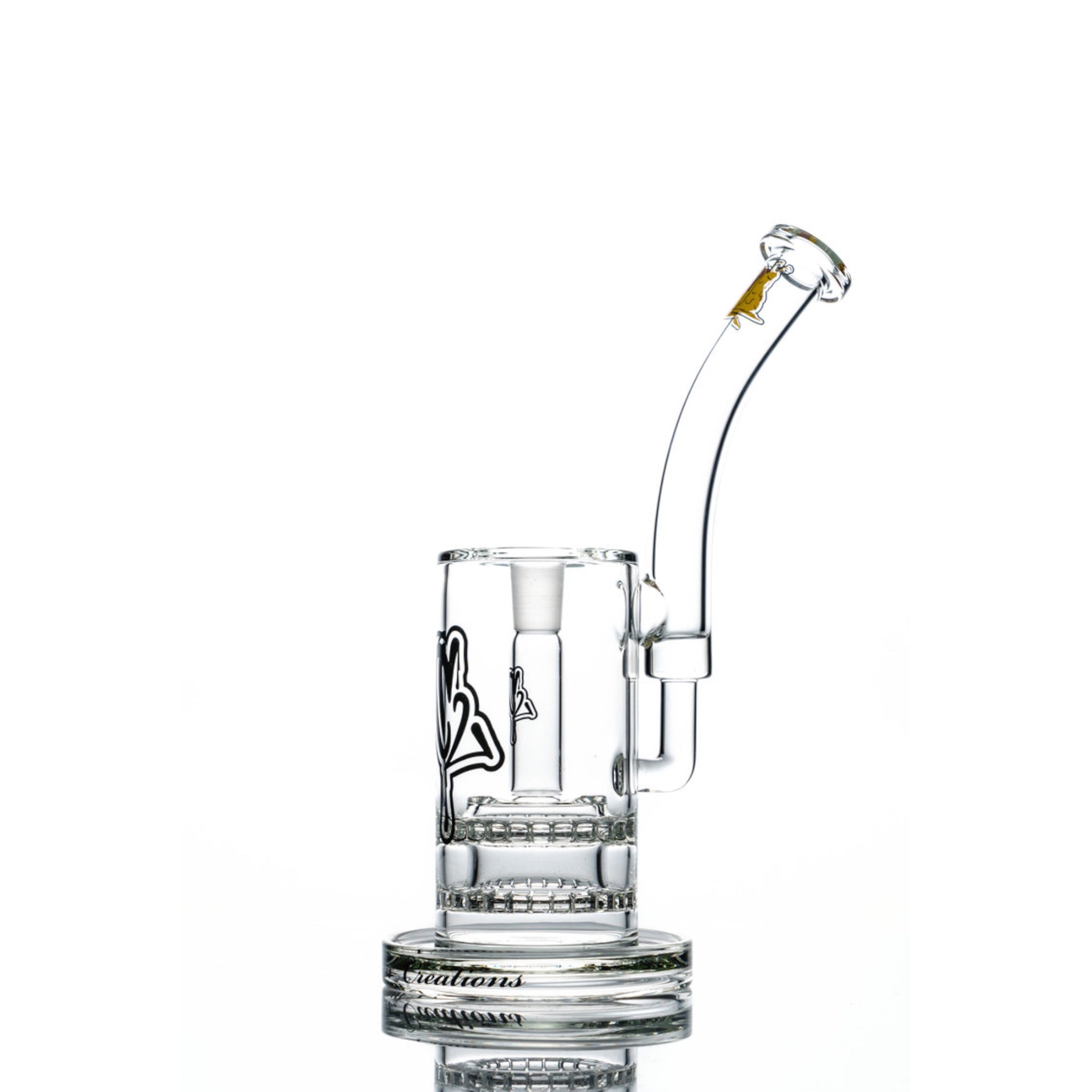 C2 Custom Creations Bubbler Water Pipe  BRB-65 Double Ratchet Perc