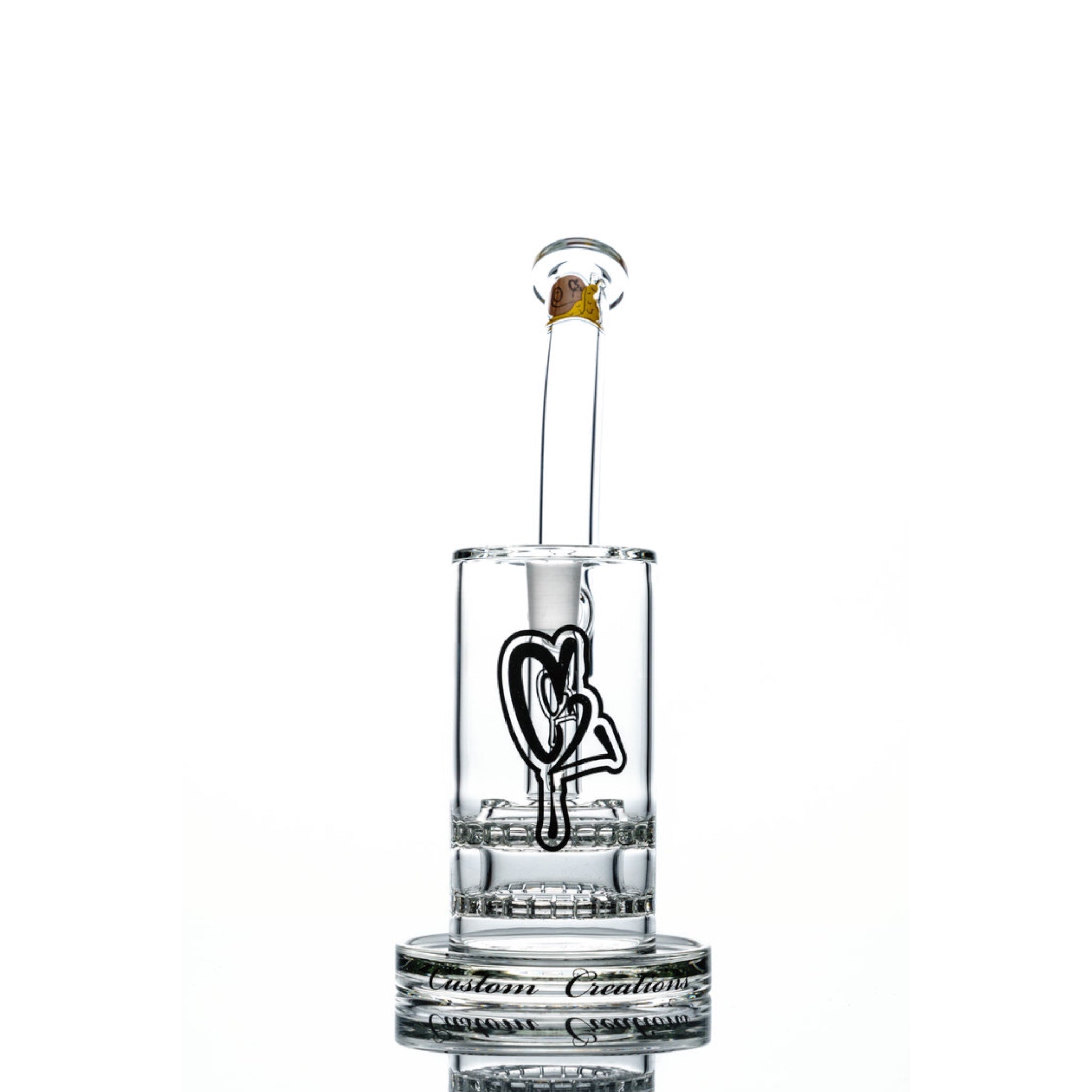 C2 Custom Creations Bubbler Water Pipe BRB-65 Double Ratchet Perc