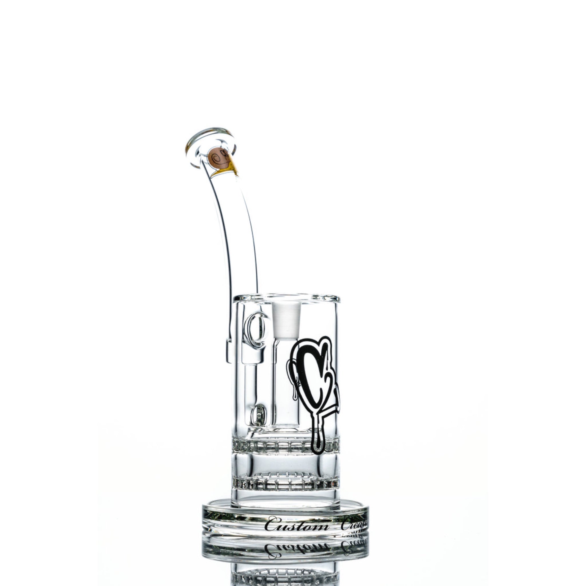 C2 Custom Creations Bubbler Water Pipe  BRB-65 Double Ratchet Perc