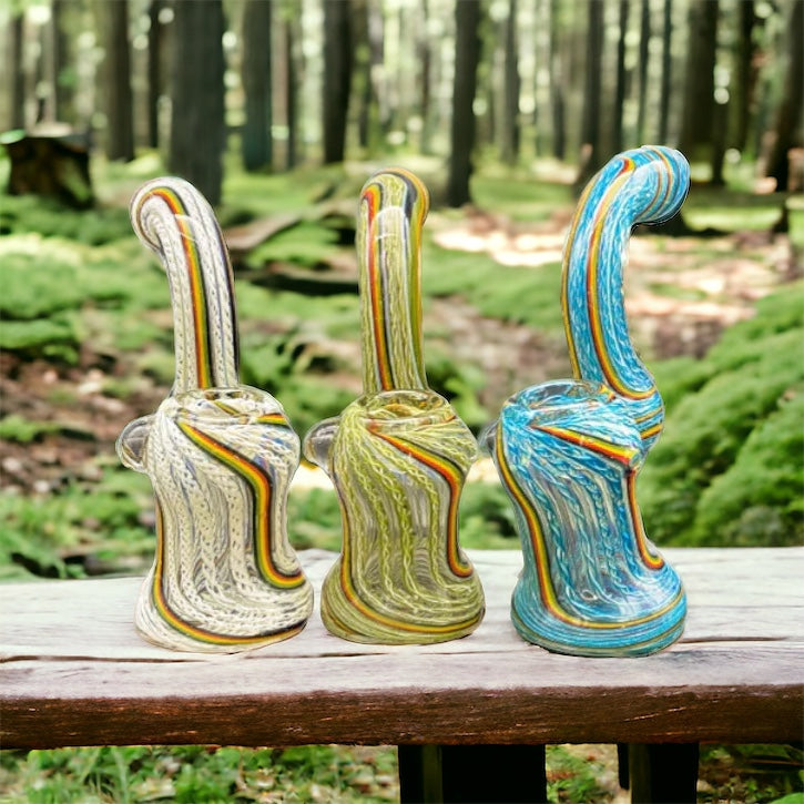 glass bubblers for smoking cannabis