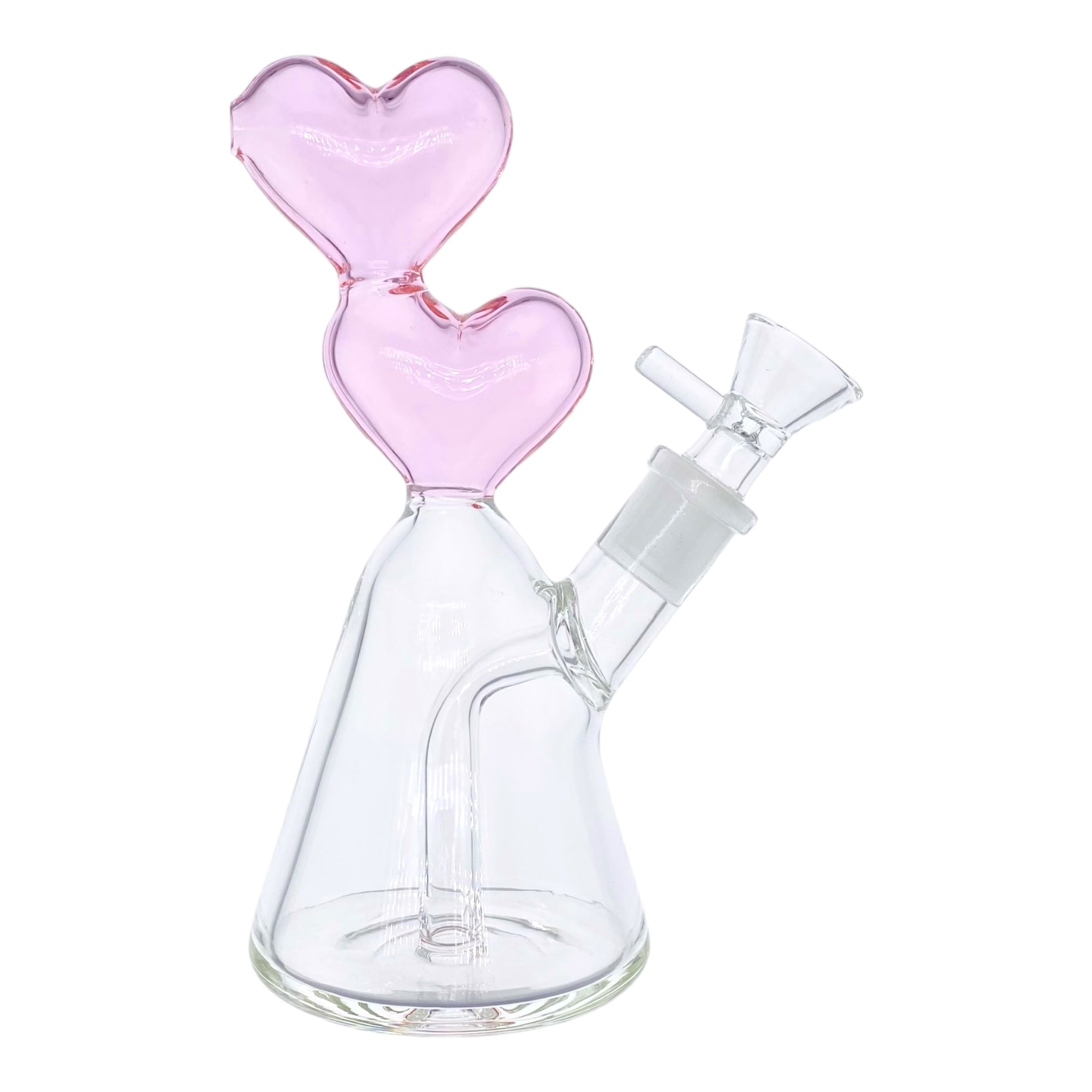 cute pink double heart bong for weed for sale free shipping