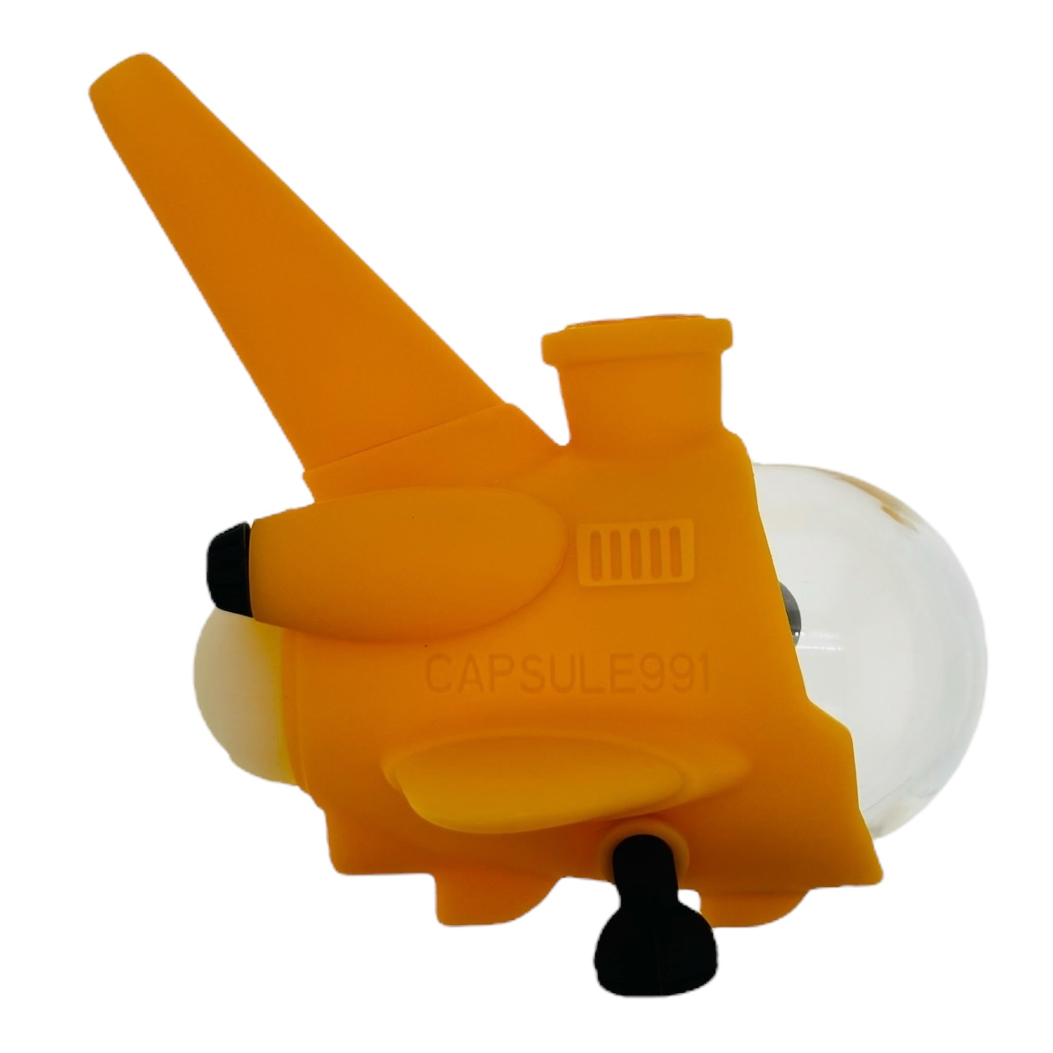Yellow Space Ship Silicone Rubber Water Pipe Bong for cannabis for sale