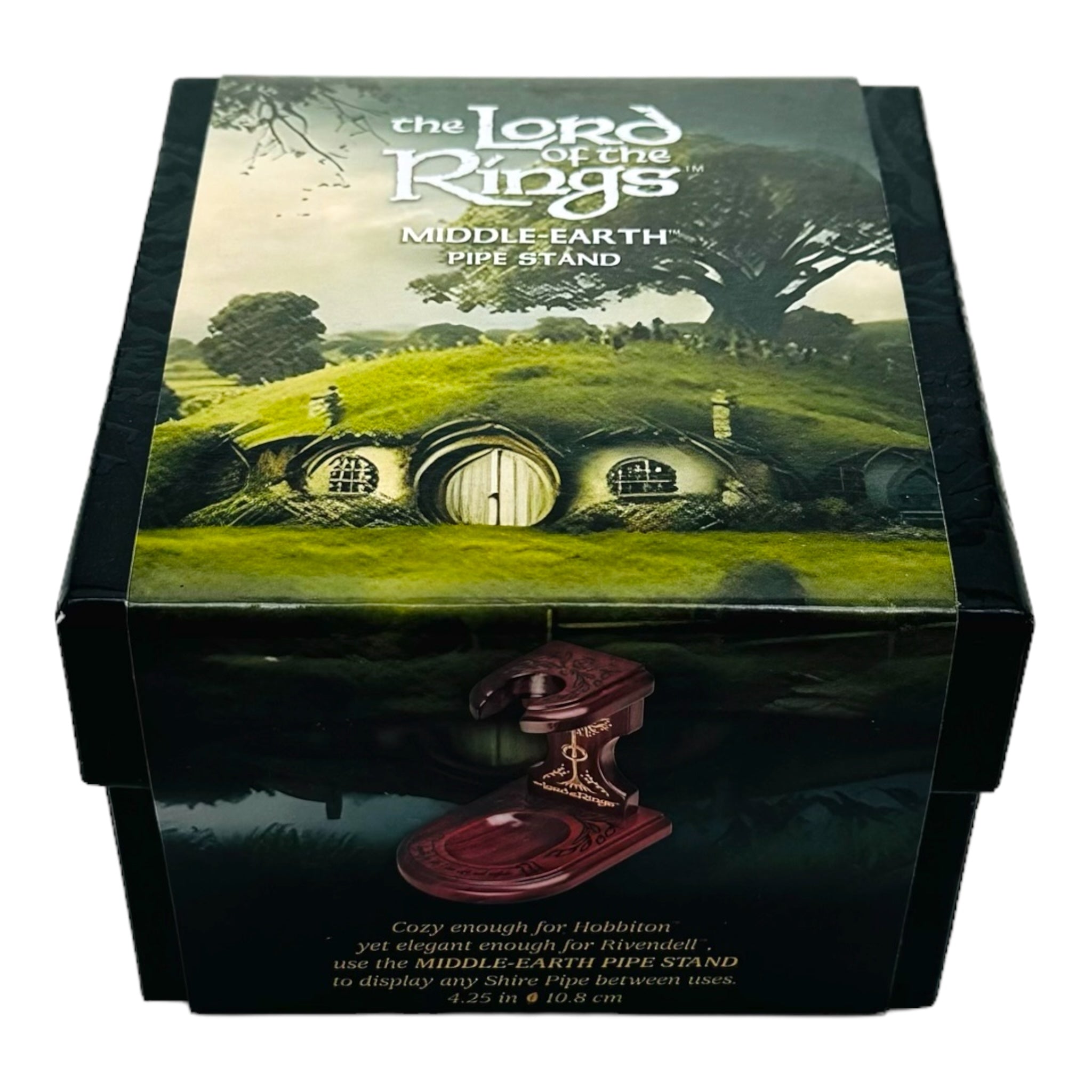 LOTR MIDDLE-EARTH Smoking Pipe Wood Display Stand By Shire Pipes