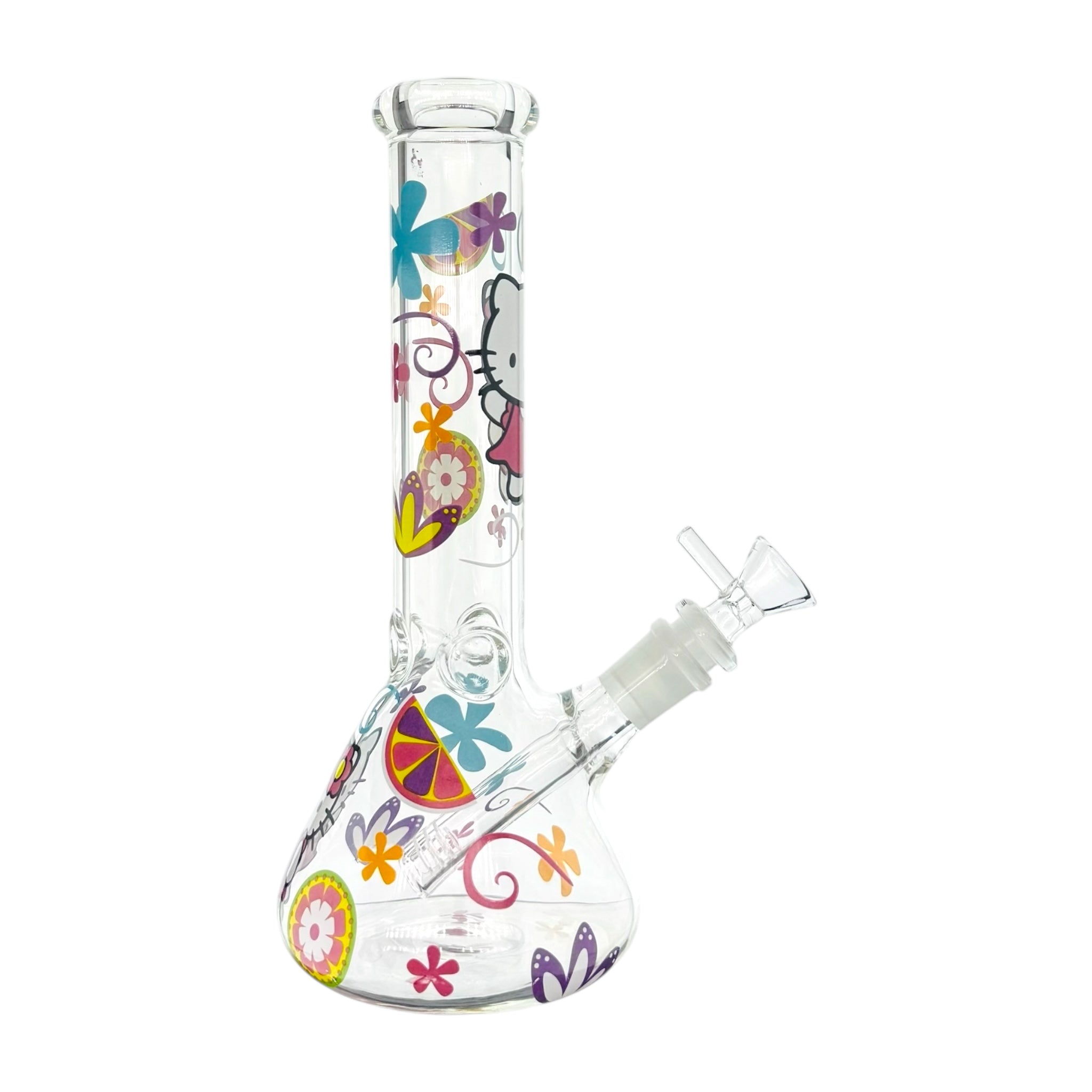 Hello Kitty Bong With Flowers & Fruit 8 Inch