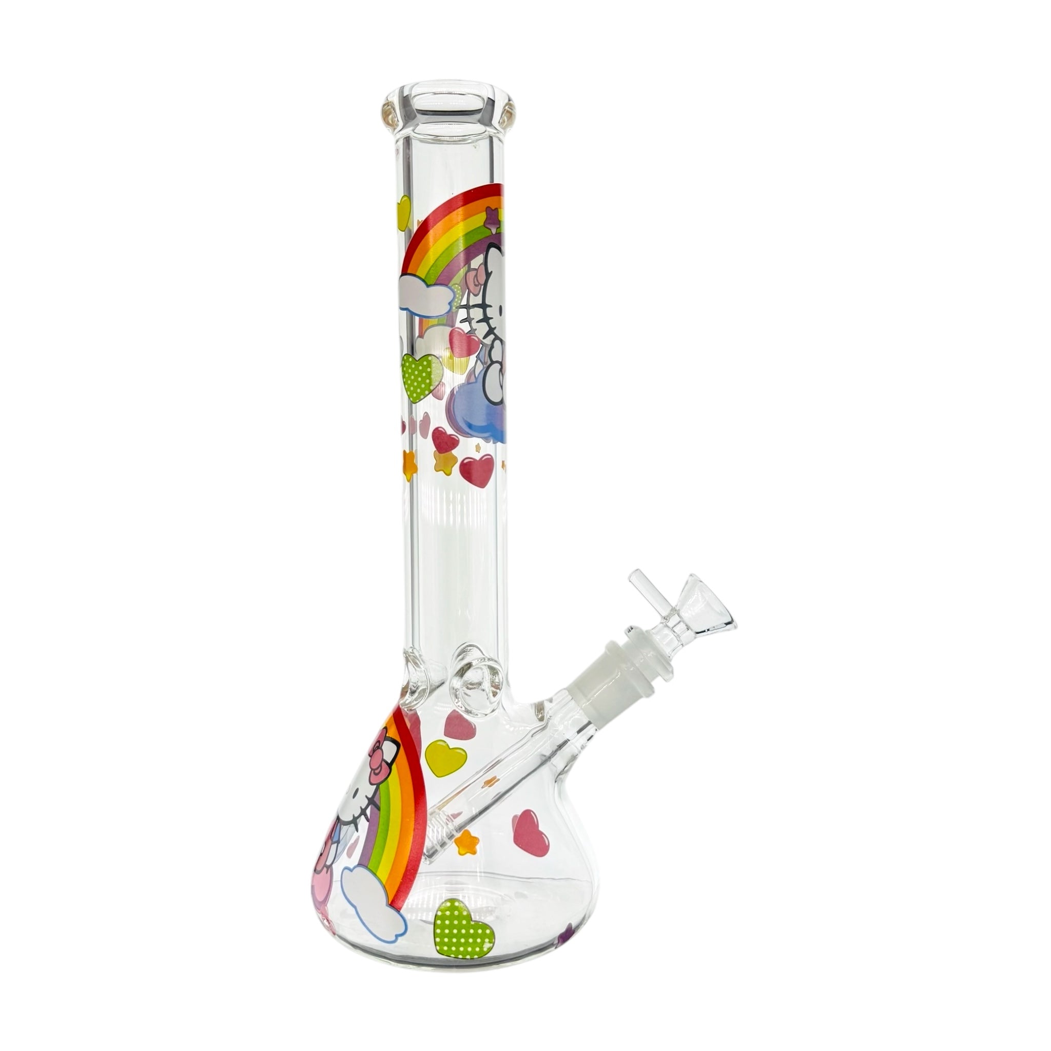 Hello Kitty Bong With Rainbow 10 Inch