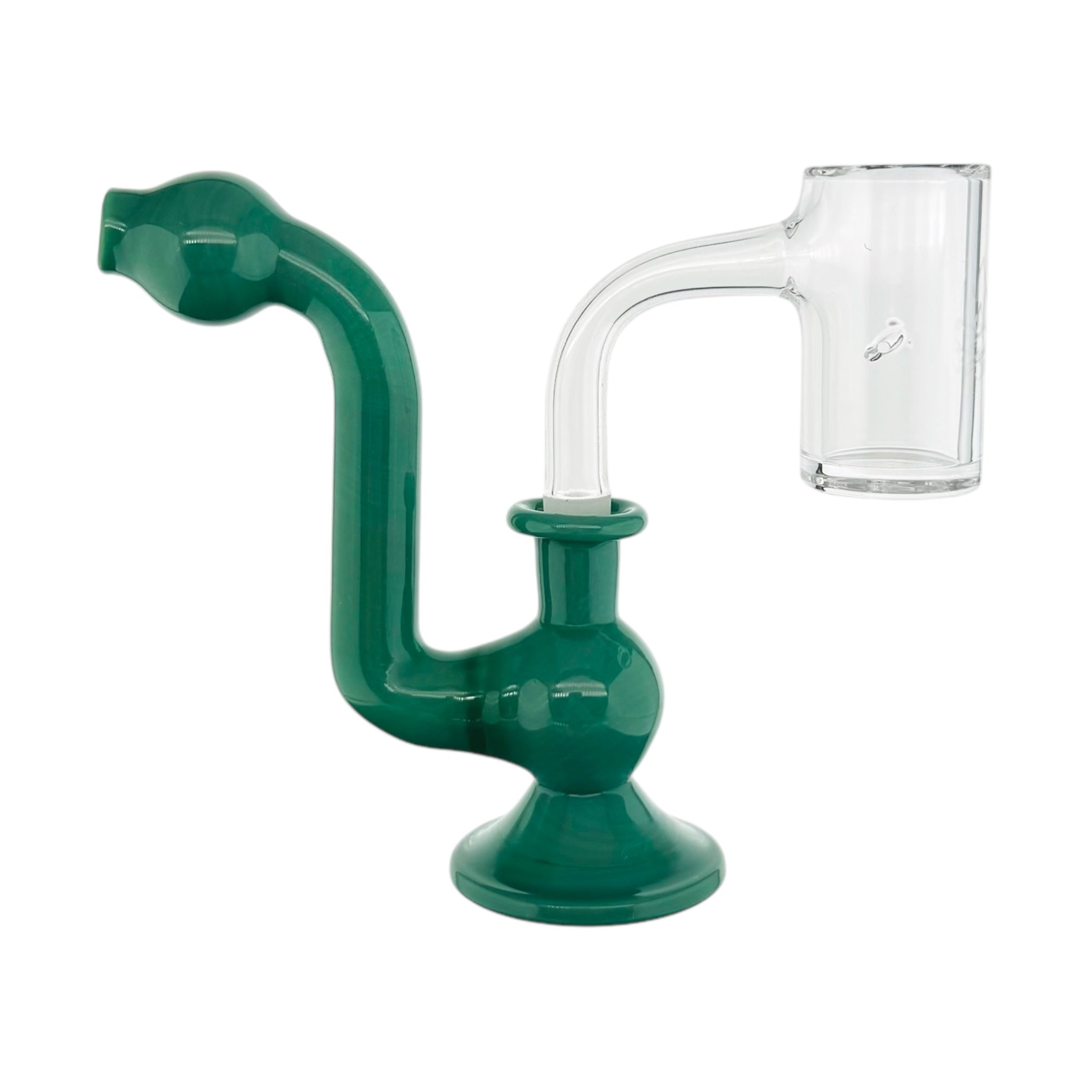 10mm Simple Jade Green Dry Dab Rig