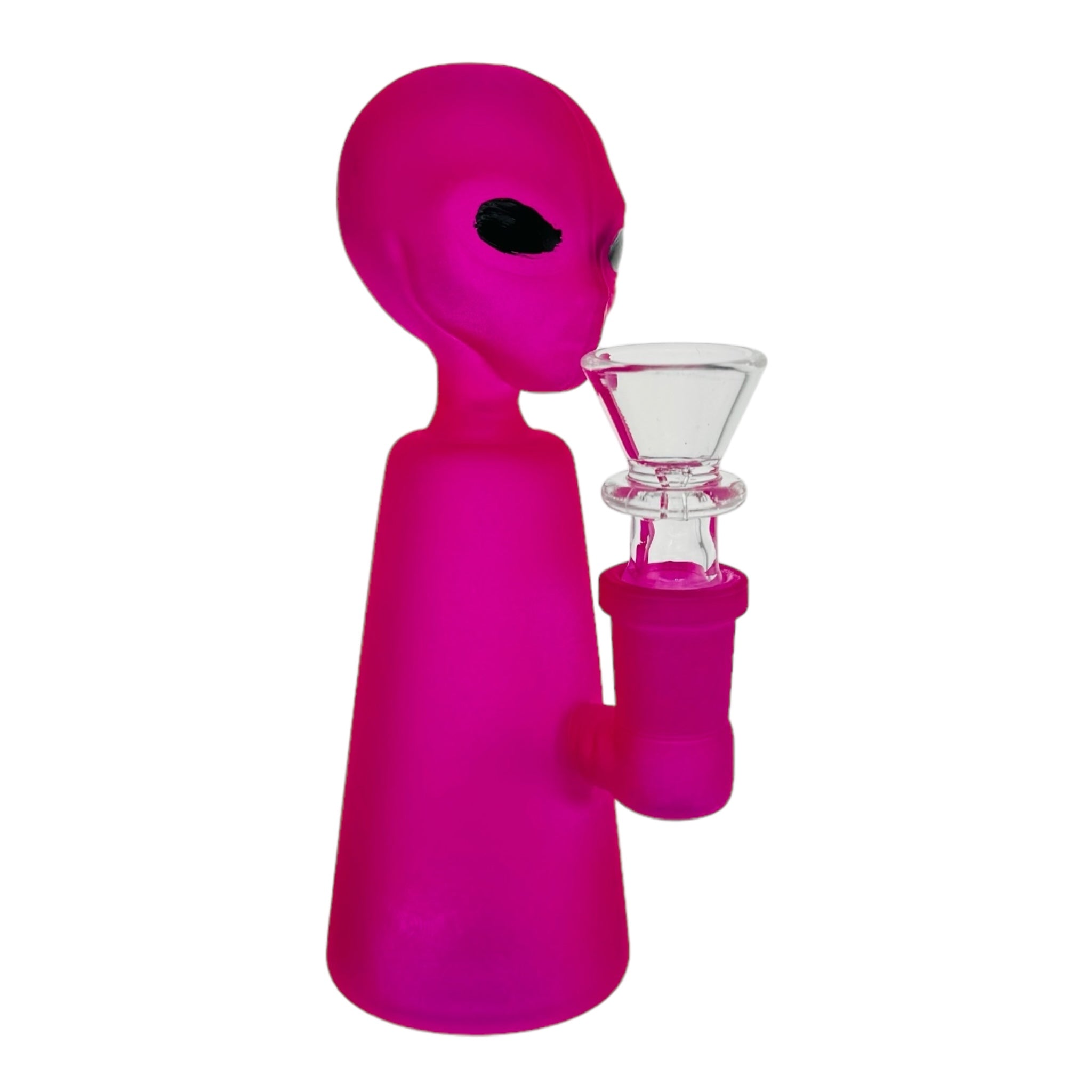 cute and girly Pink Alien Bong with bong bowl piece