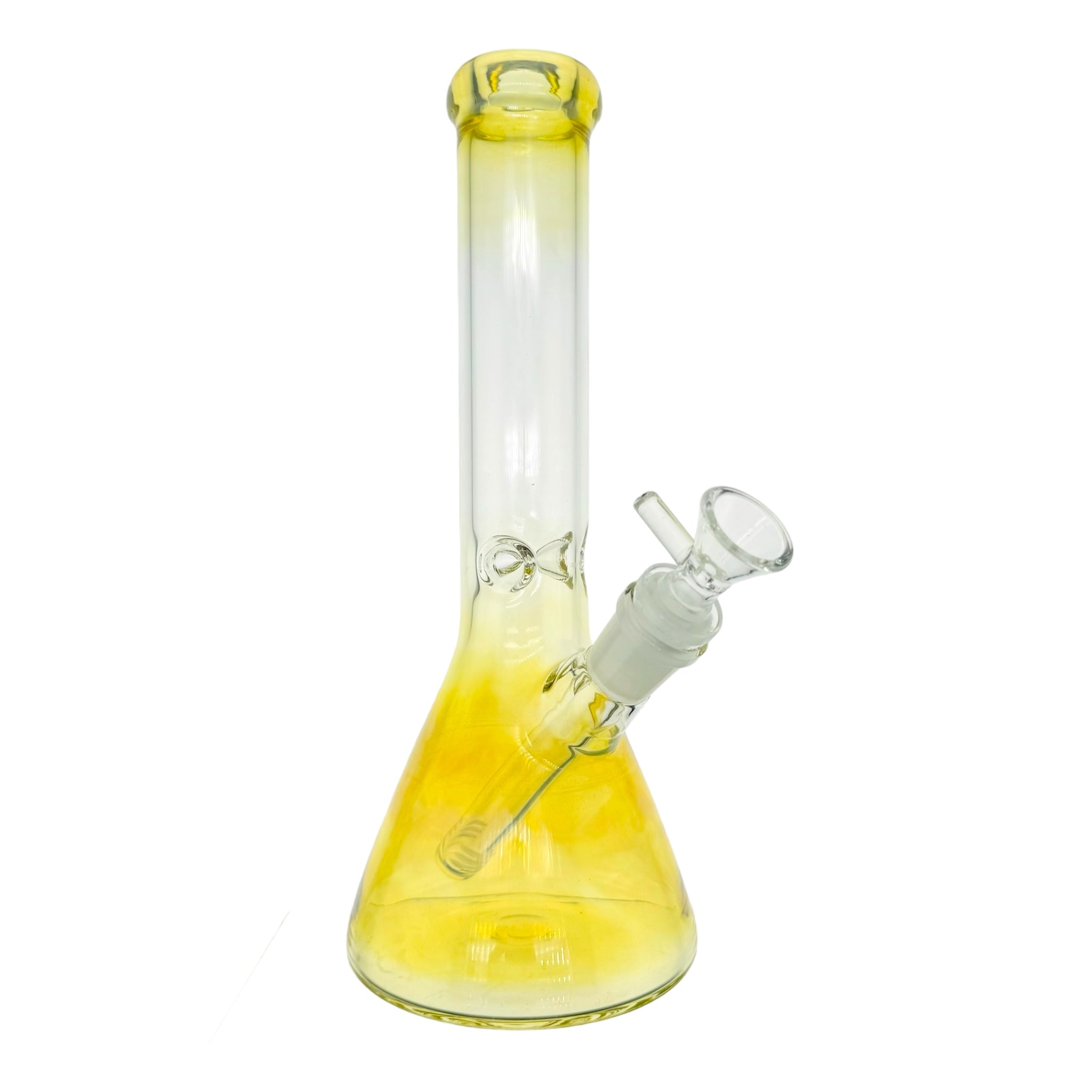 cute bong 10 inches tall with color changing fuming glass bong