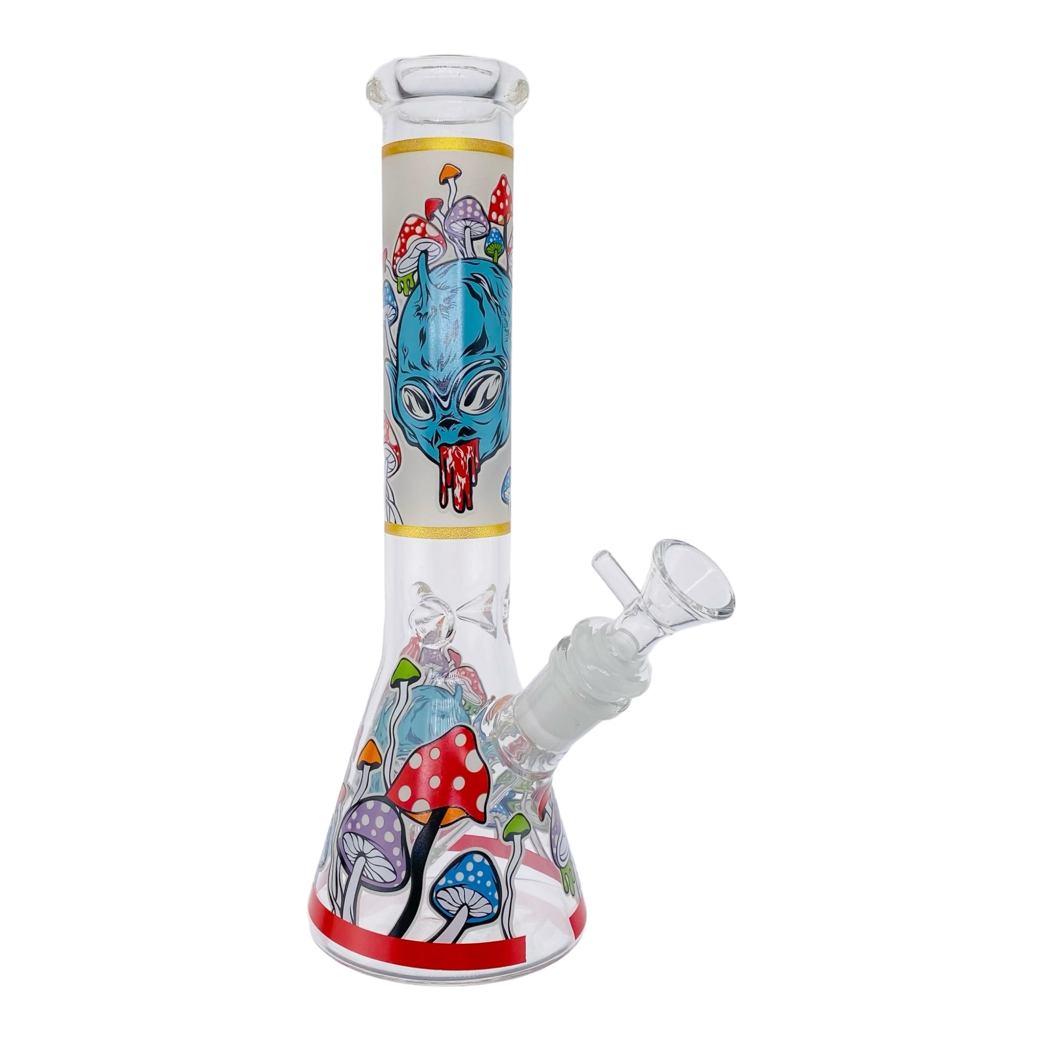 cute Mushroom And Alien Beaker Bong 10 Inches tall for sale free shipping