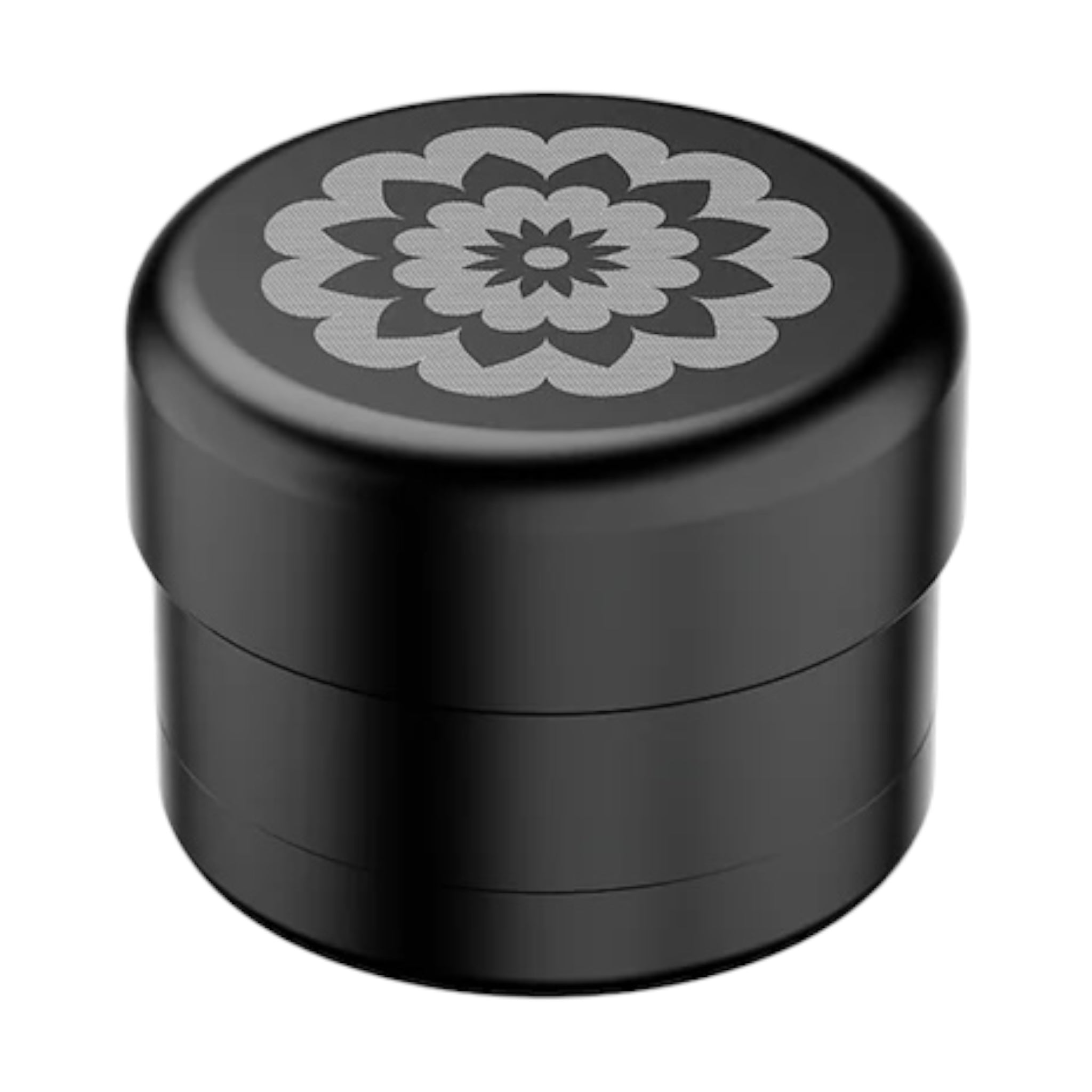 Flower Mill Grinder Next Gen Premium 2.0" Stainless Series - Black