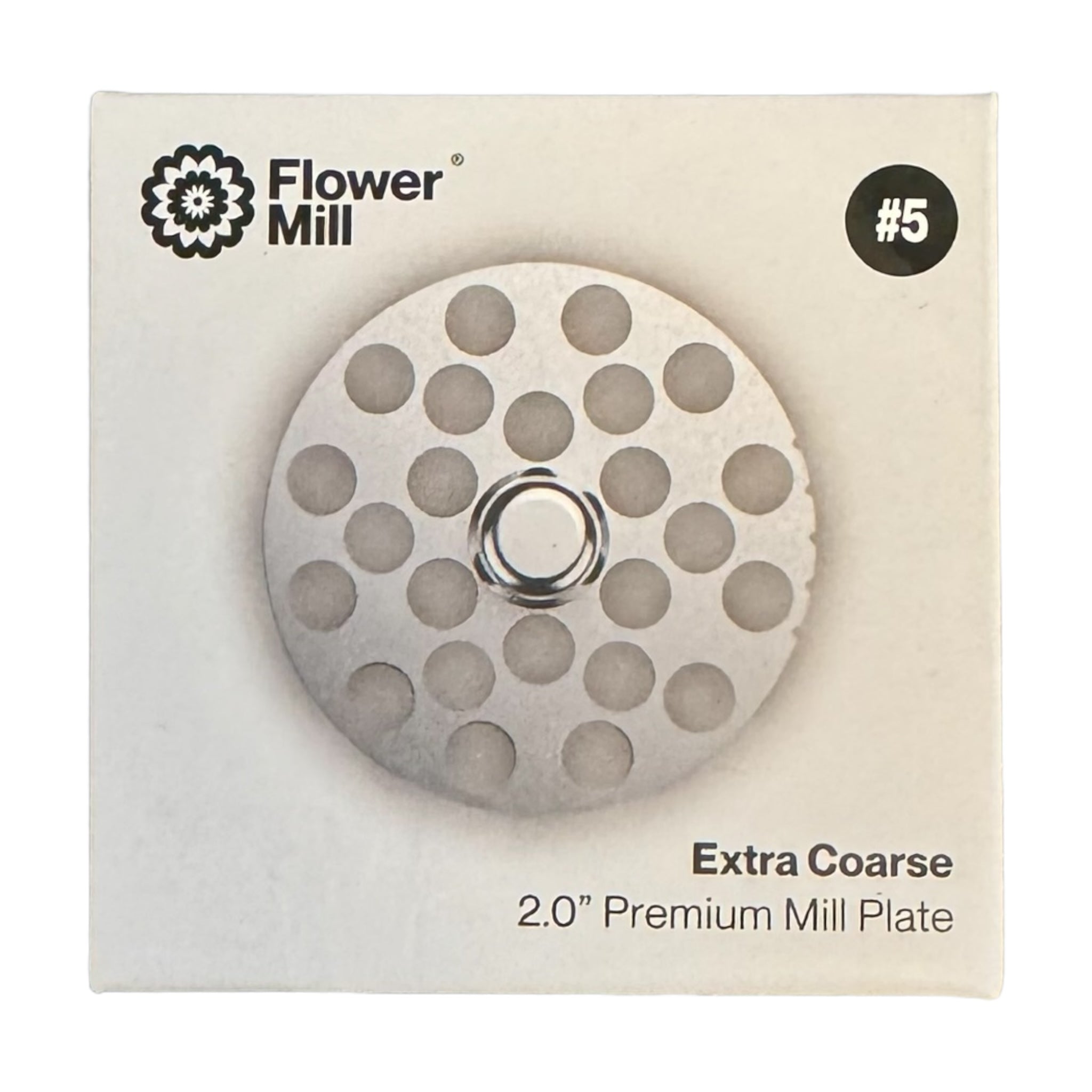 Flower Mill Next Gen Premium 2.0" Mill Plate Extra Coarse #5