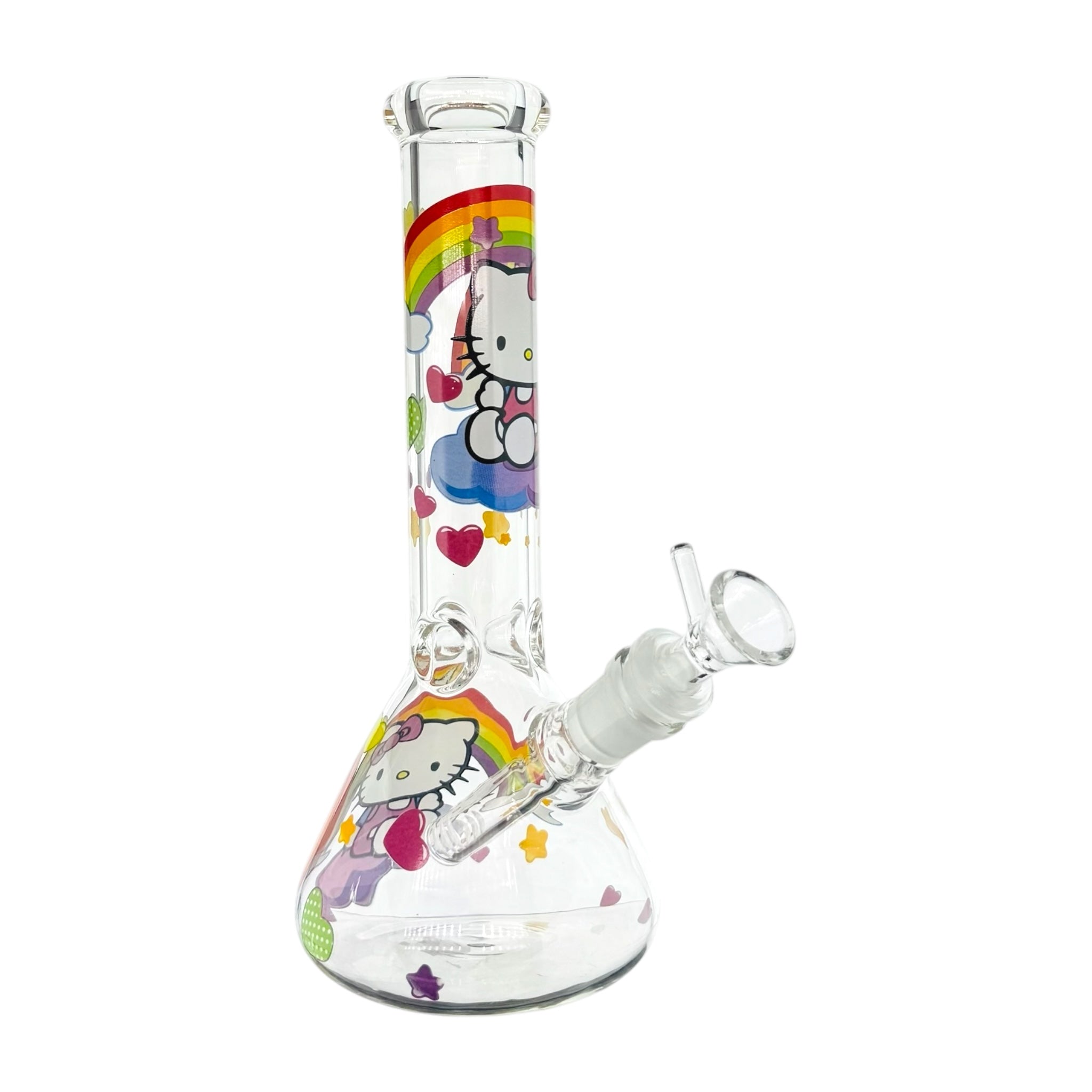 Hello Kitty Bong With Rainbow 8 Inch
