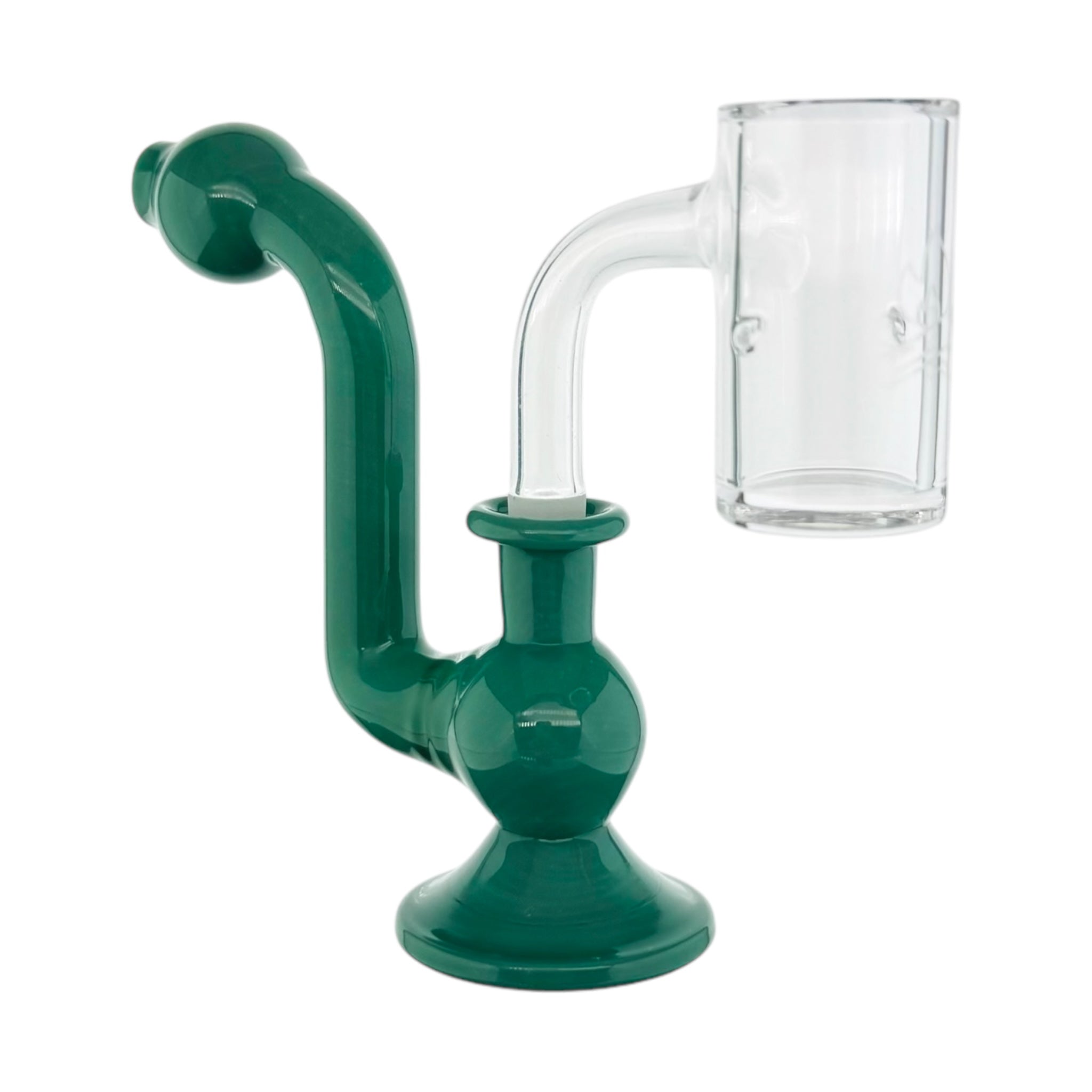 10mm Simple Jade Green Dry Dab Rig