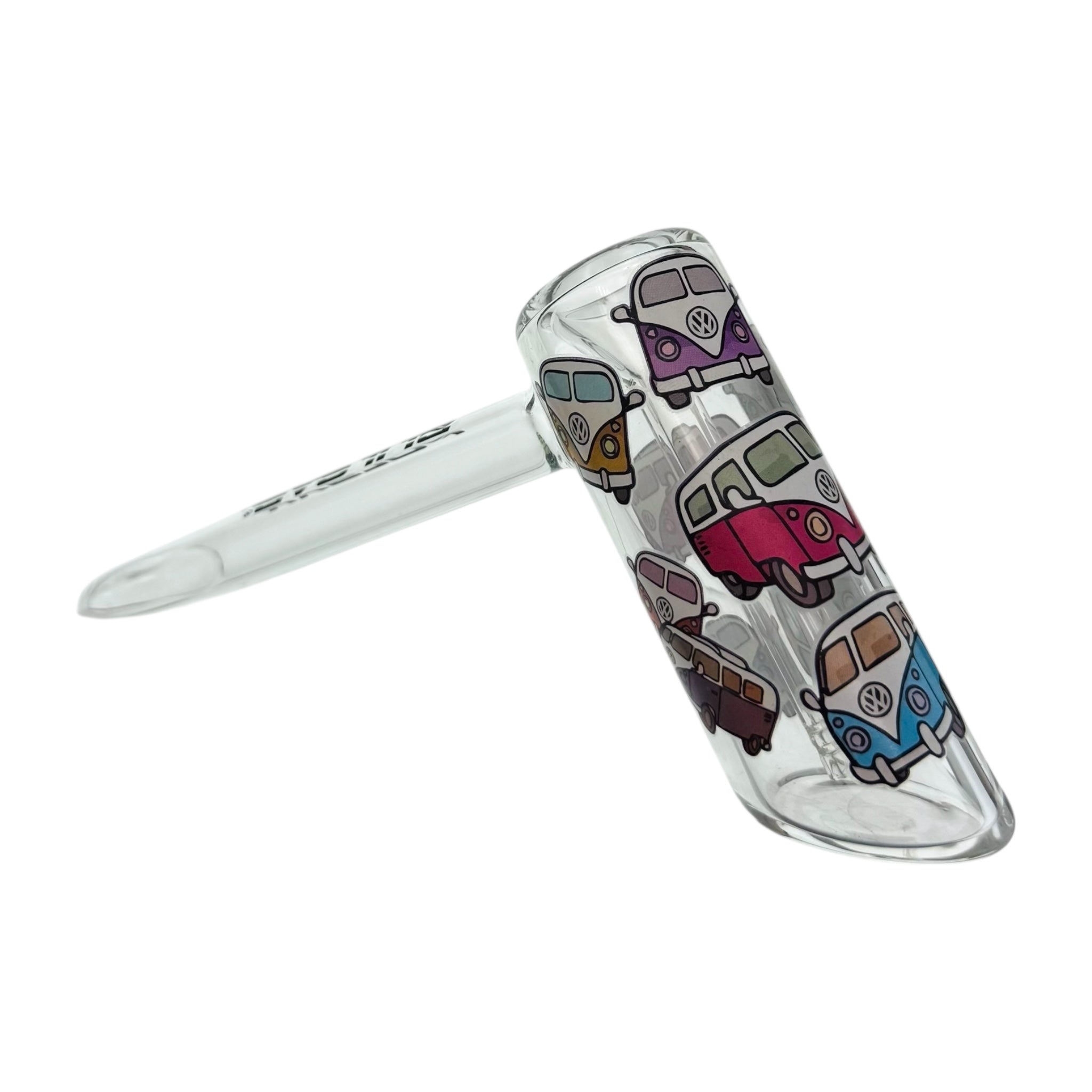 Glass Bubbler Water Pipe With VW Bus