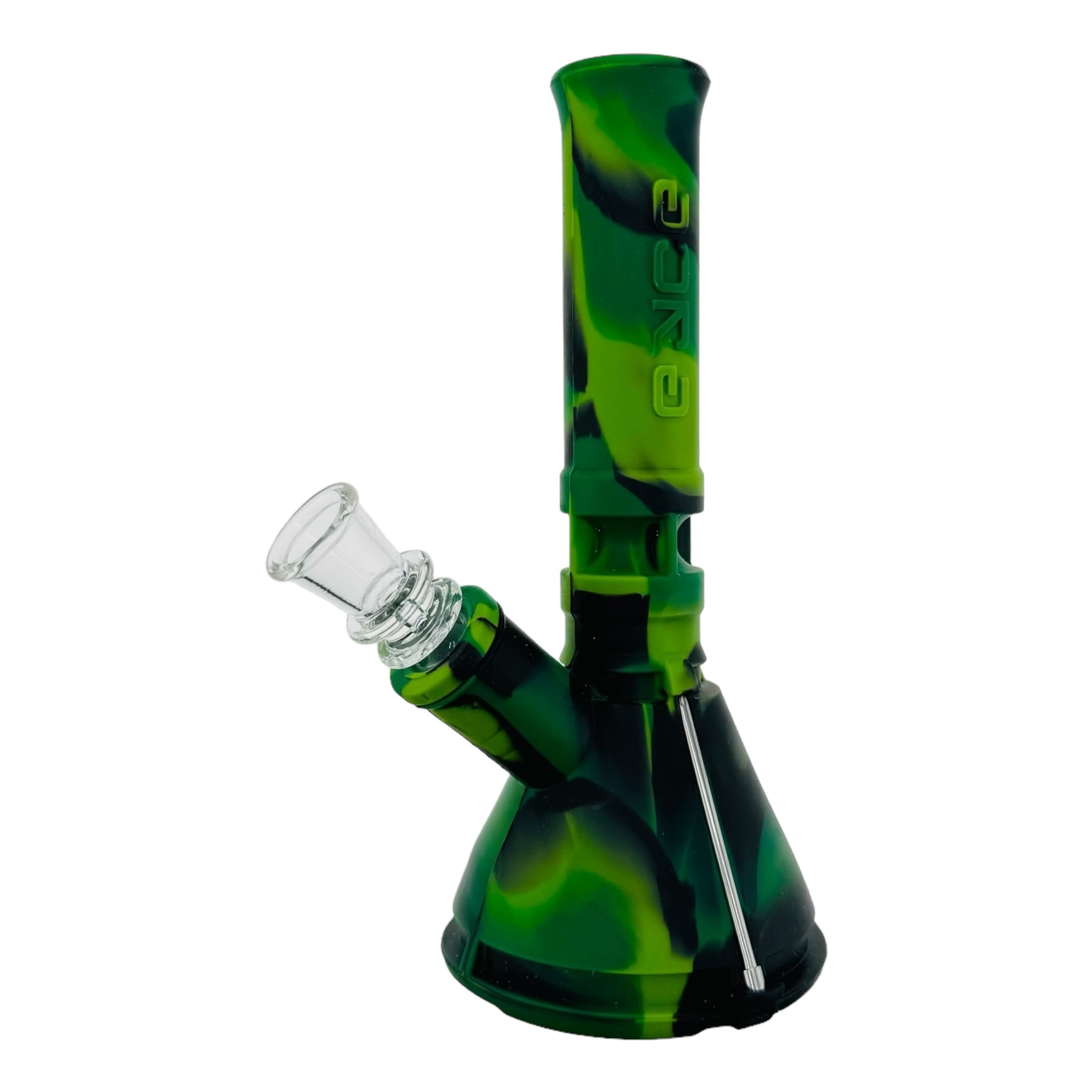Eyce Mini Silicone Rubber Bong Green And Black