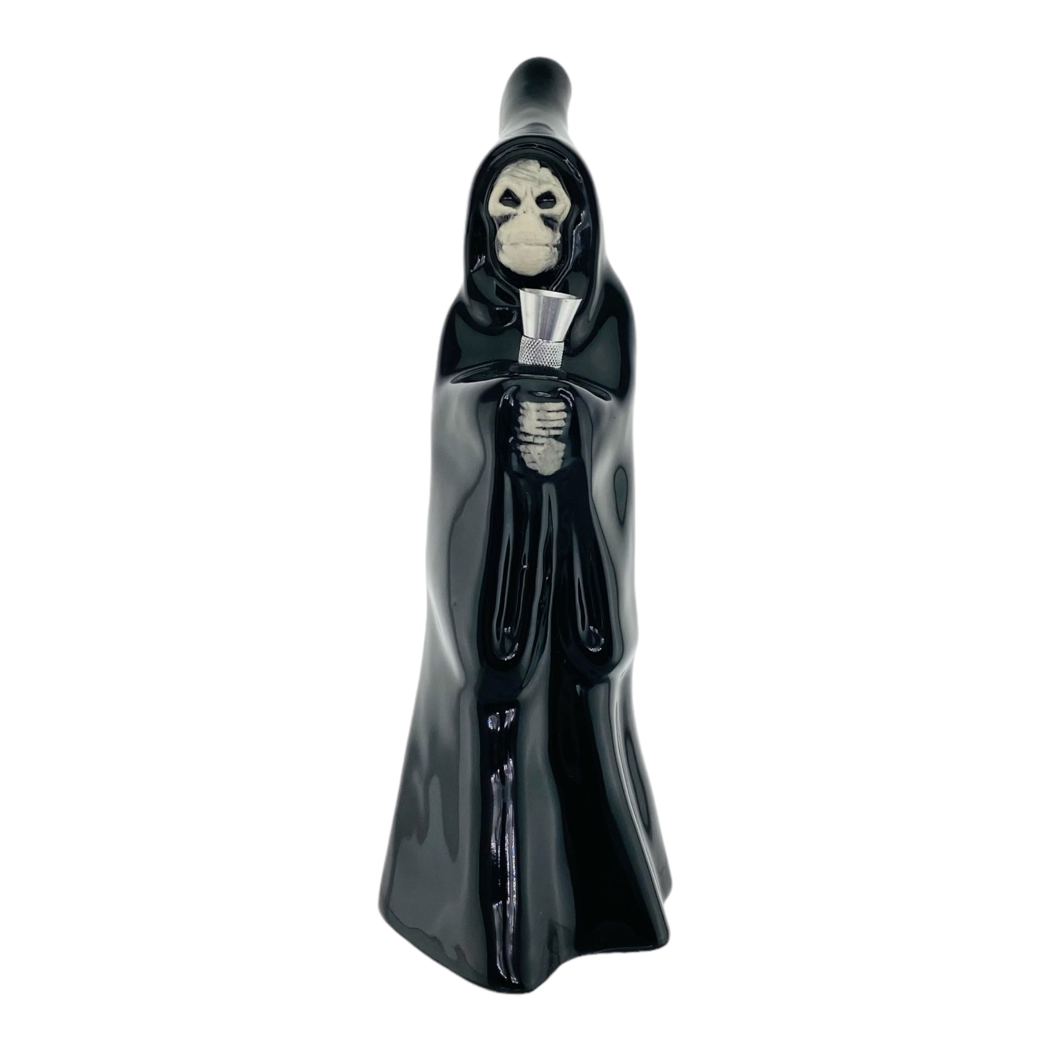 Ceramic Grim Reaper Bong With Metal Bowl for Sale