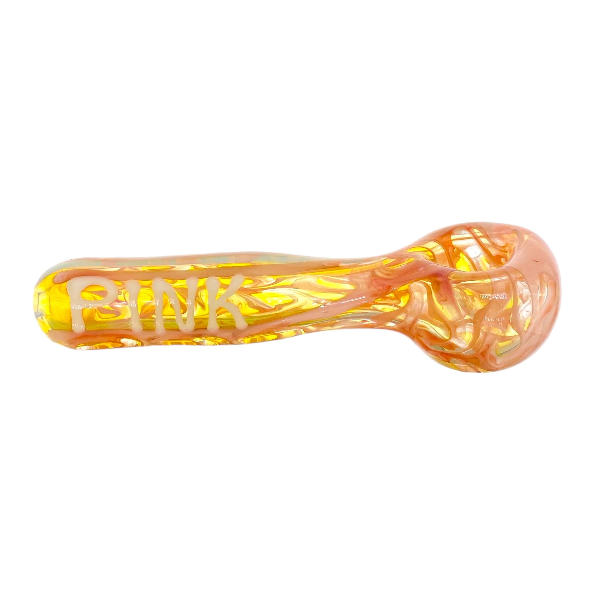 pink glass hand pipe for weed and tobacco for sale