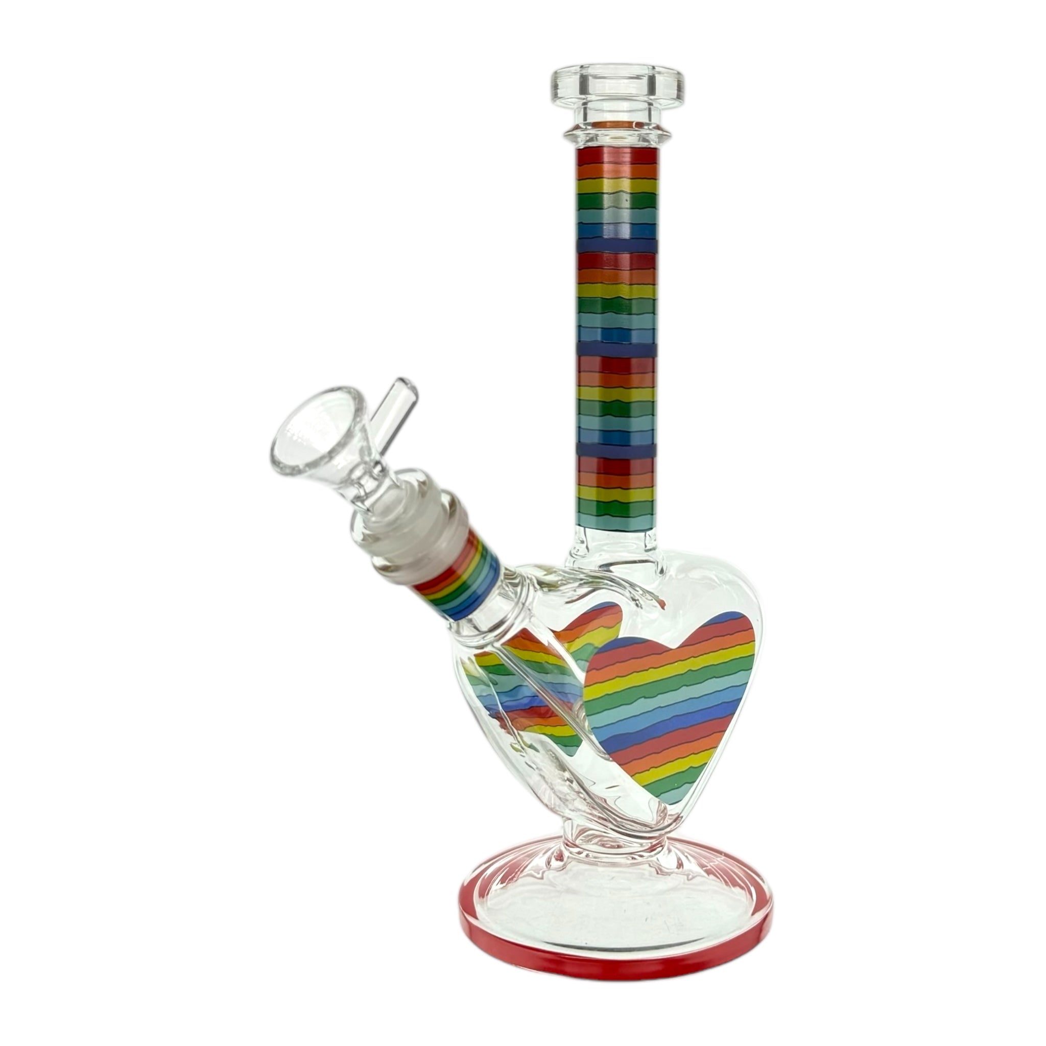 cute Rainbow Heart Bong