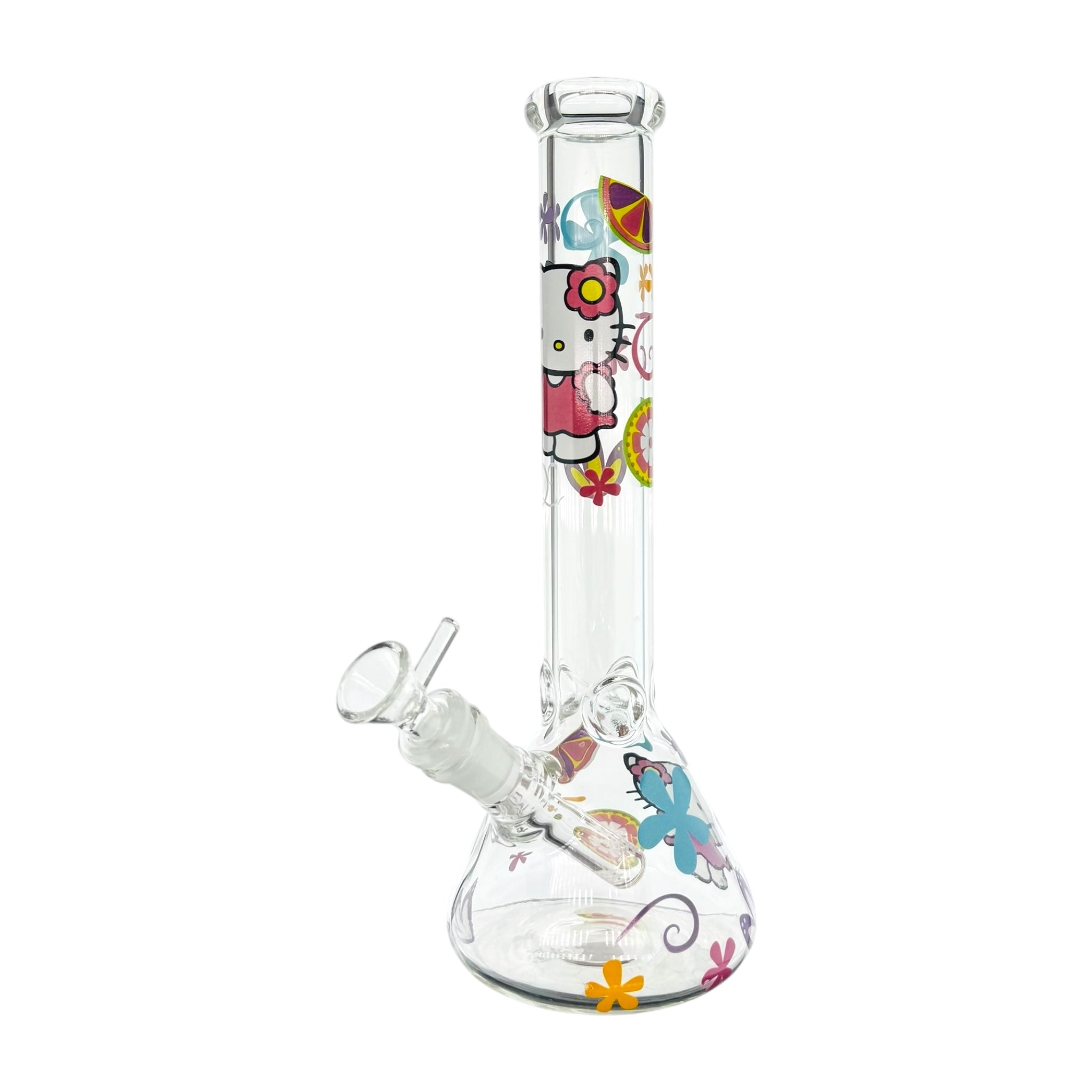 Hello Kitty Bong With Flowers & Fruit 10 Inch