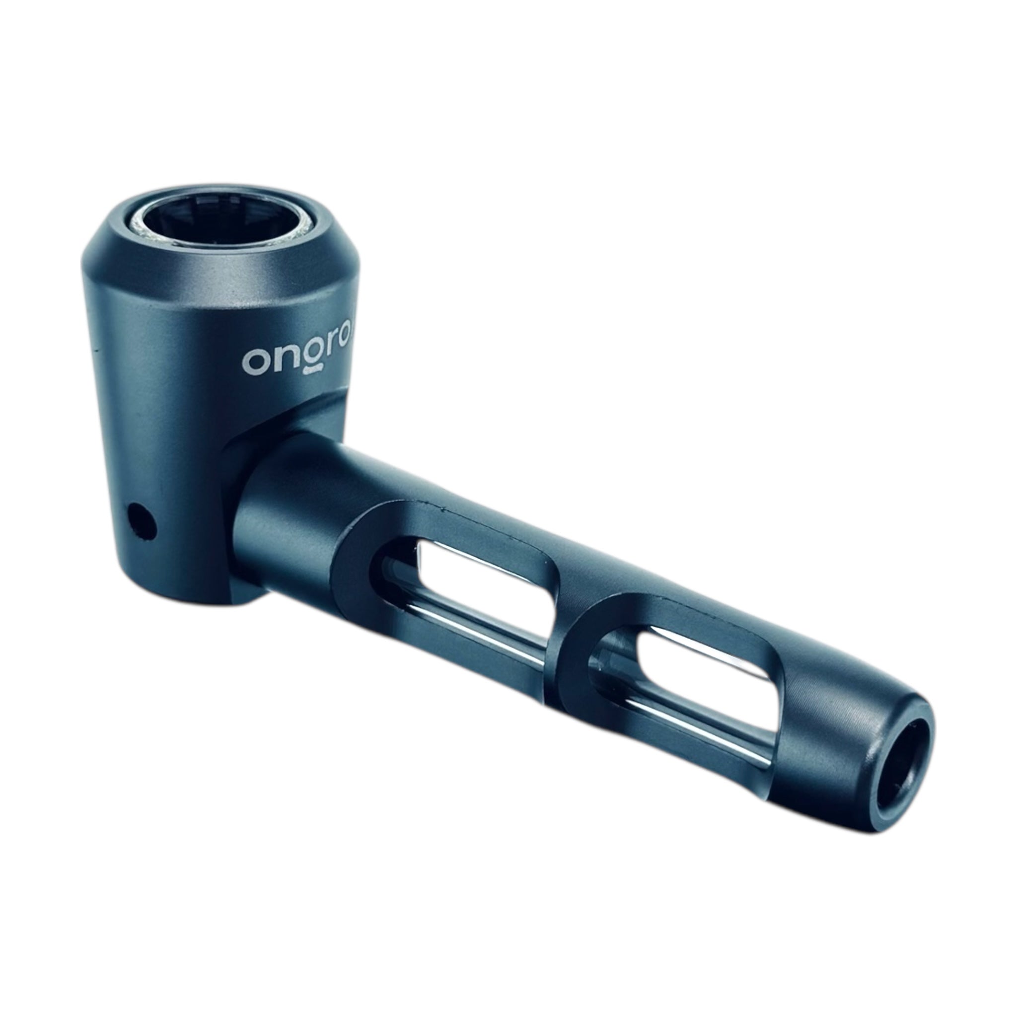 Gunmetal Grey Metal Hammer And Glass Hybrid Pipe