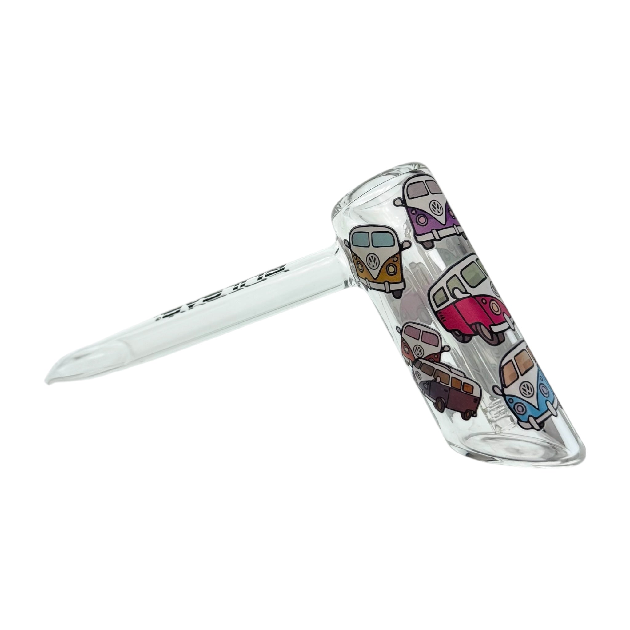 Glass Bubbler Water Pipe With VW Bus