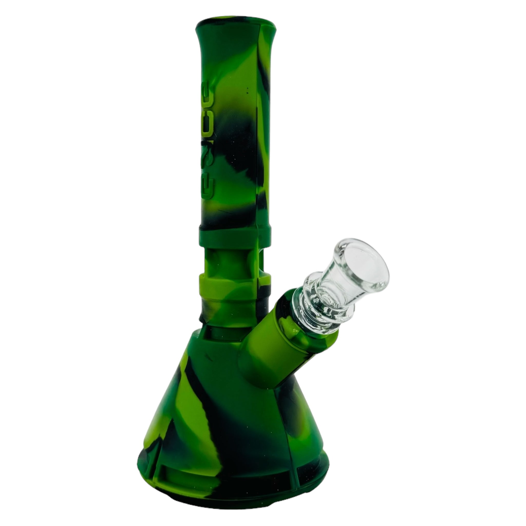 Eyce Mini Silicone Rubber Bong Green And Black