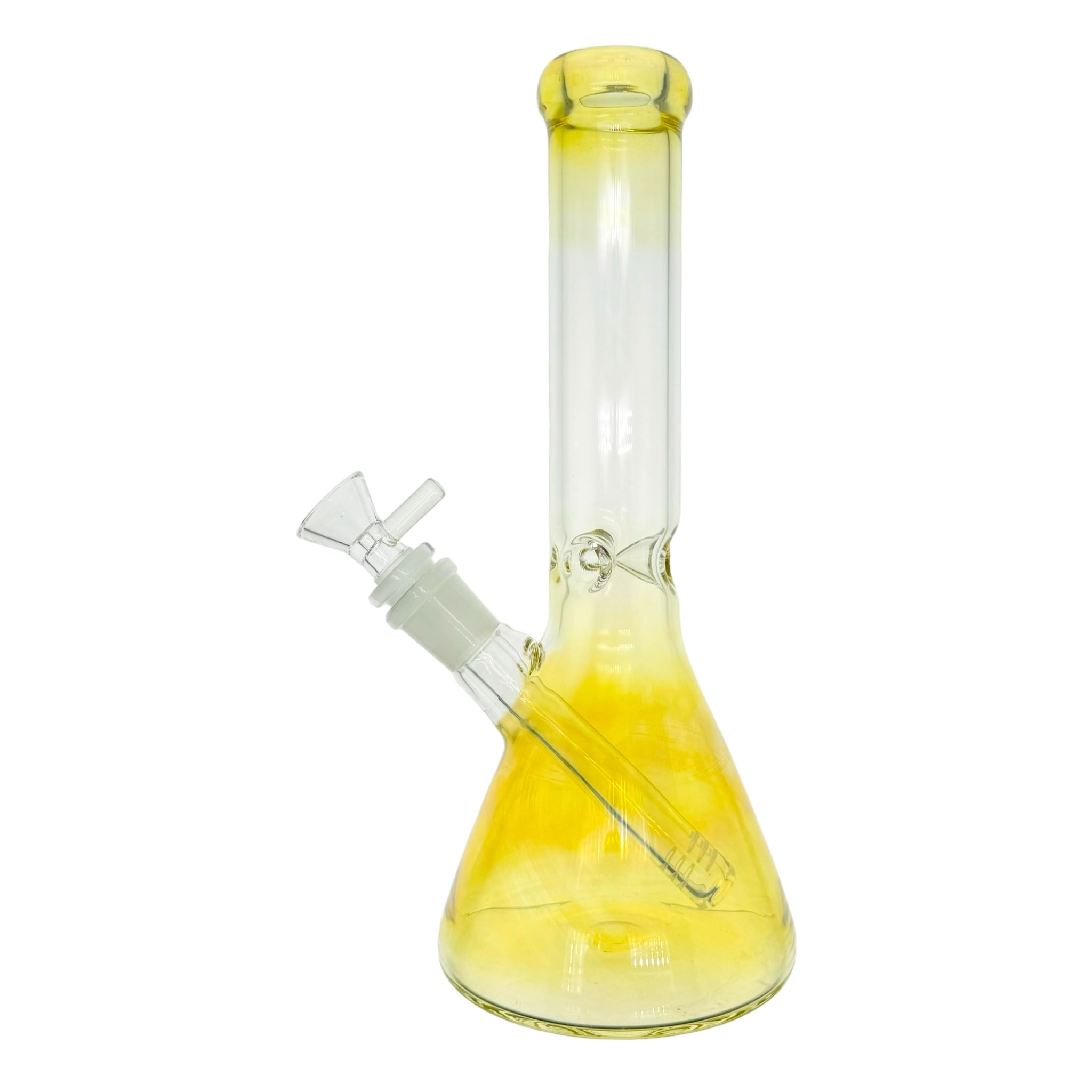 cute bong 10 inches tall with color changing fuming glass bong