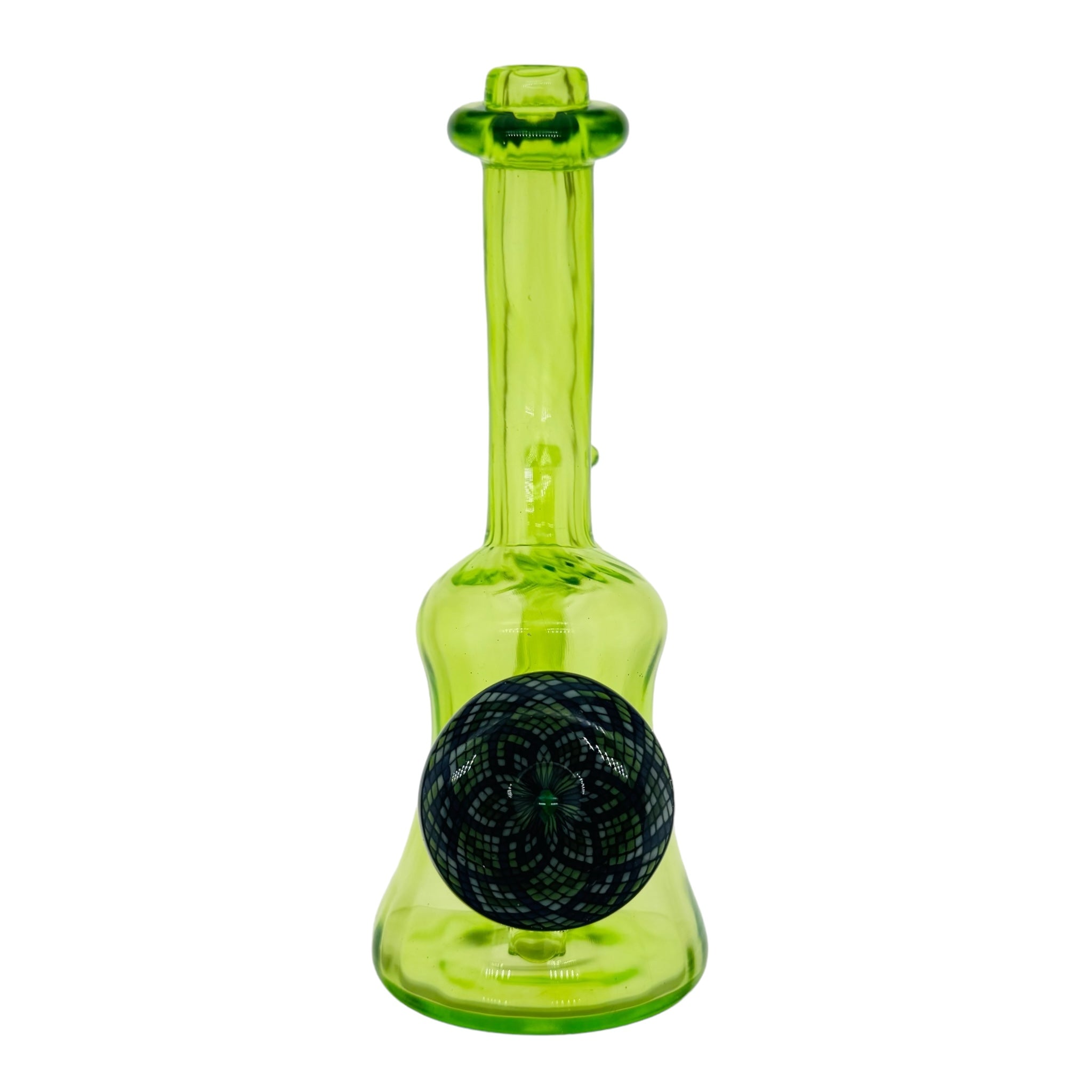 Ty Watts Heady Glass Dab Rig And Bong Hatorade Green Minitube With Quartz Swing Arm Bucket