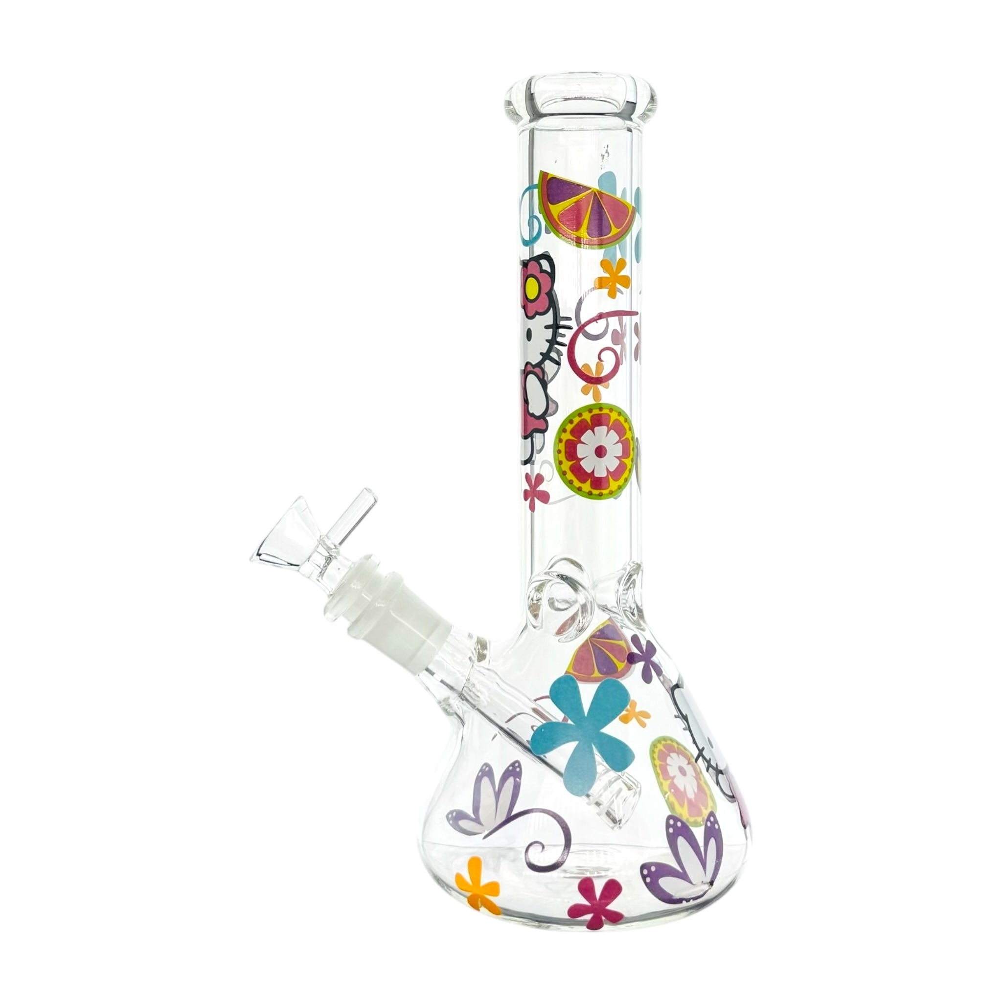 Hello Kitty Bong With Flowers & Fruit 8 Inch