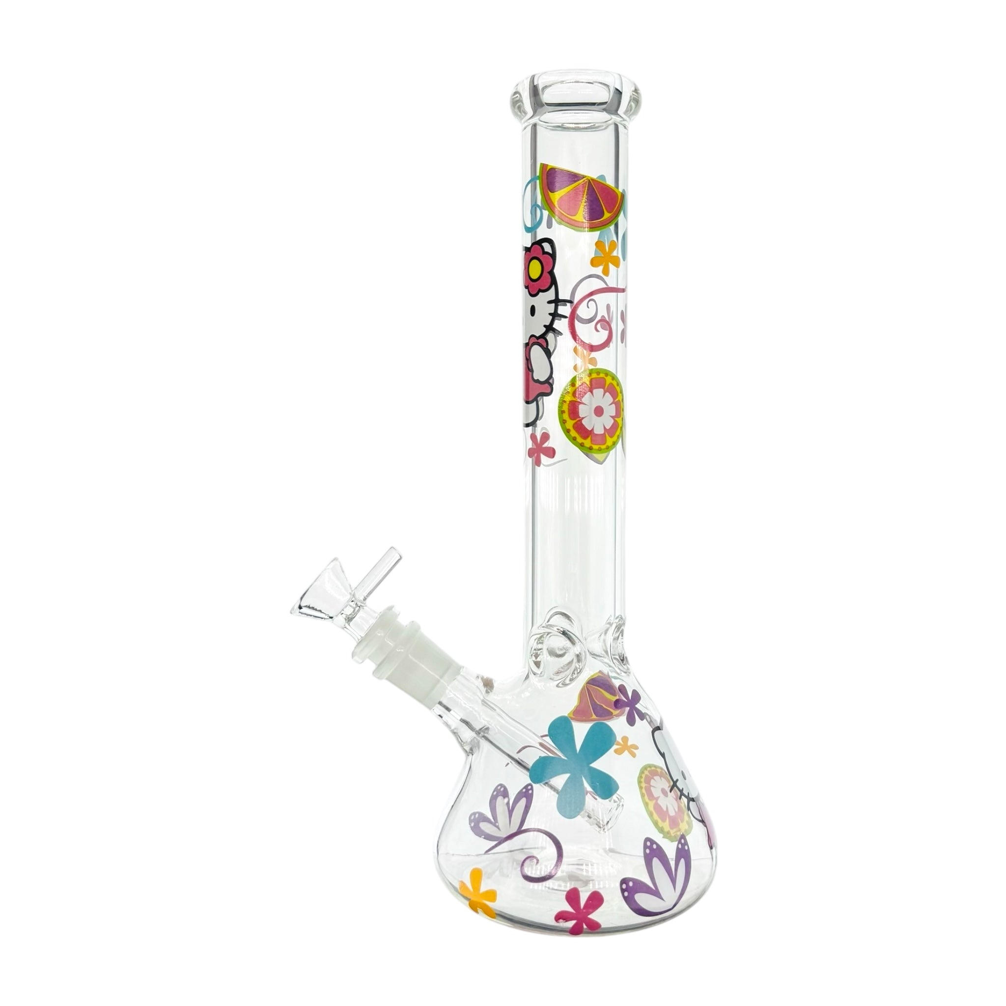 Hello Kitty Bong With Flowers & Fruit 10 Inch